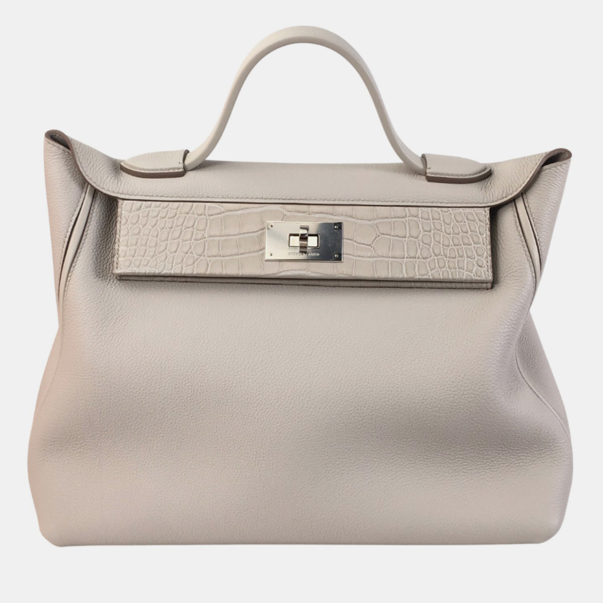 Hermes beton togo/ alligator 24/24 touch 35 handbag