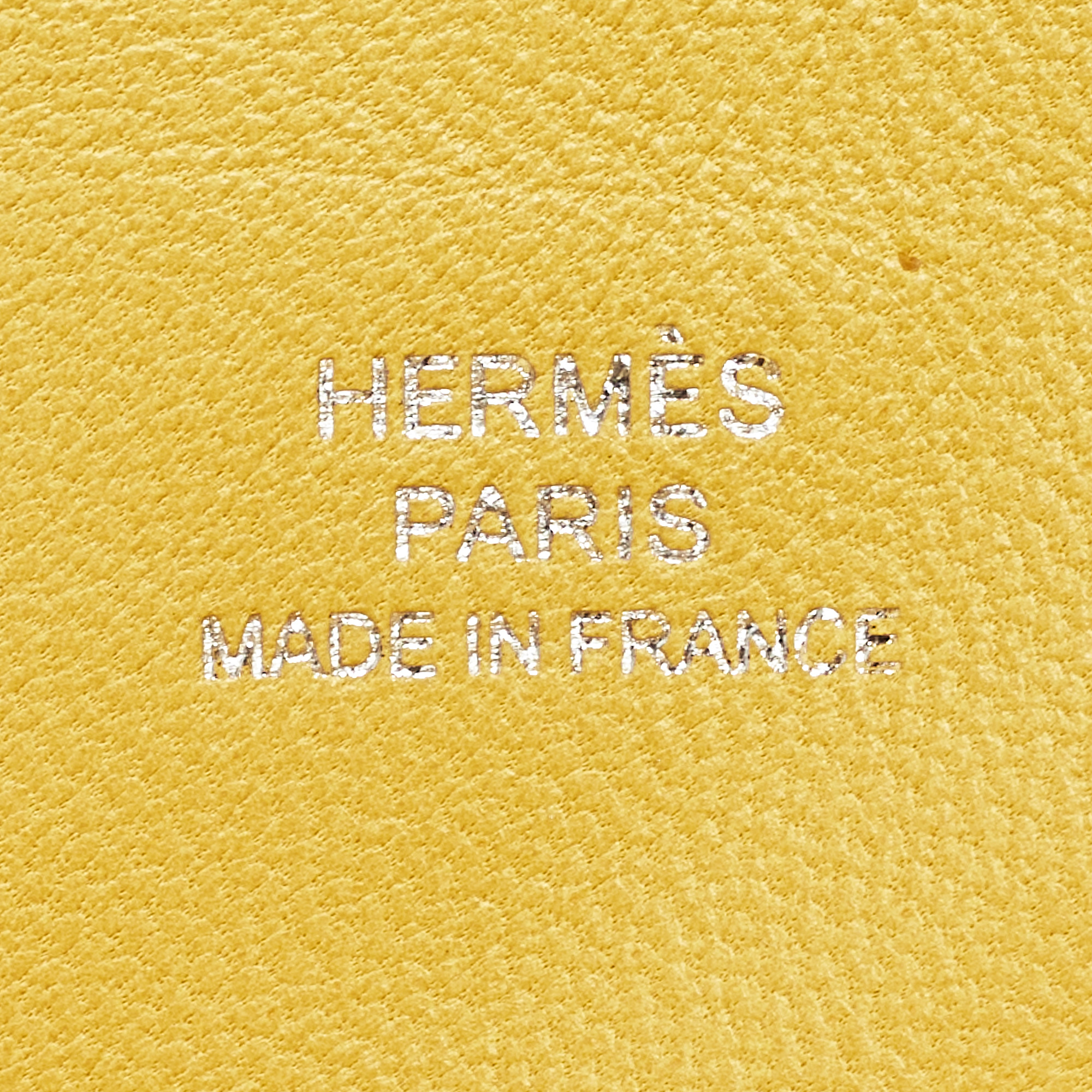 Hermes Lime Chevre Mysore Leather In-the-Loop Phone To Go GM Case