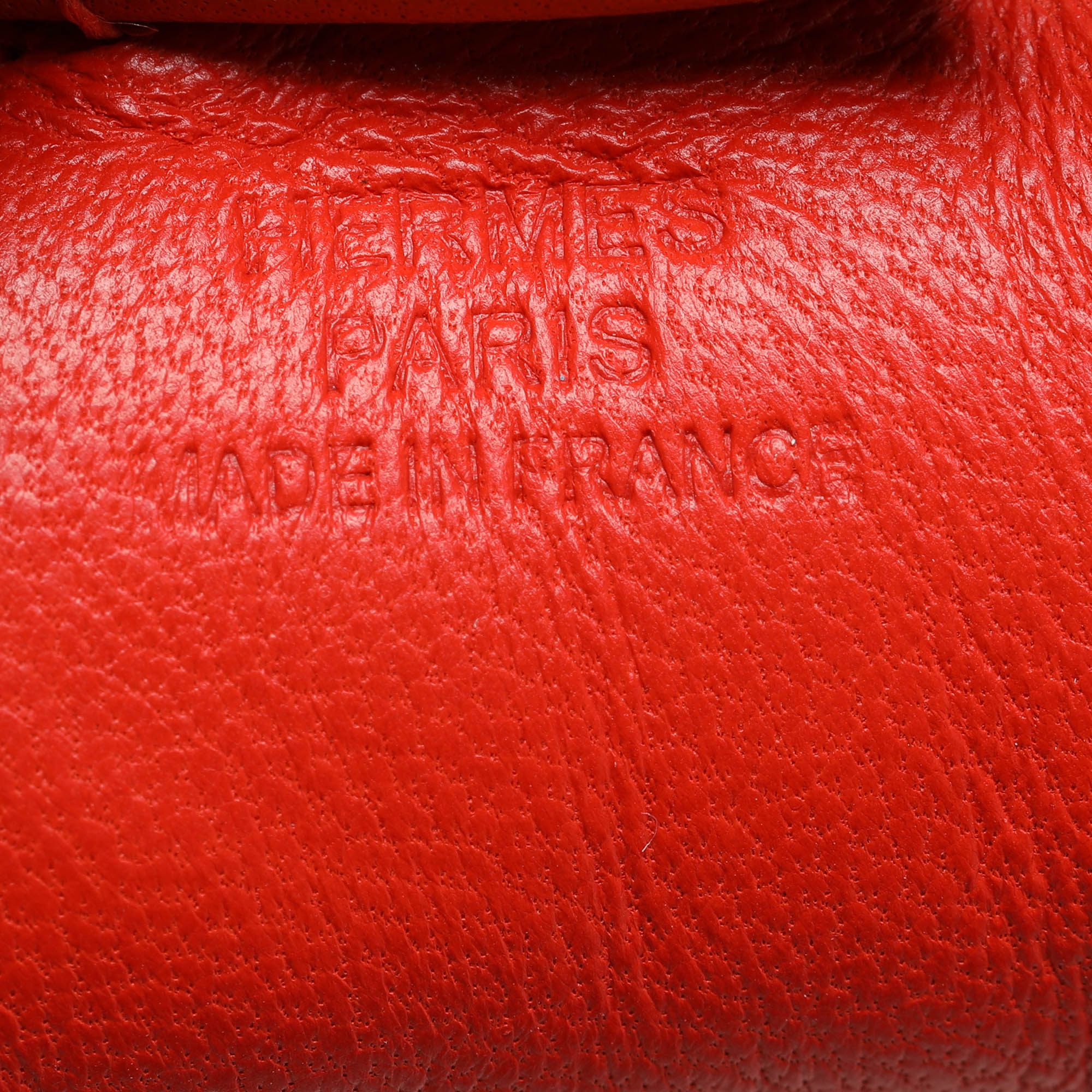 Hermès Capucine Milo Lambskin Grigri Rodeo Horse Bag Charm PM