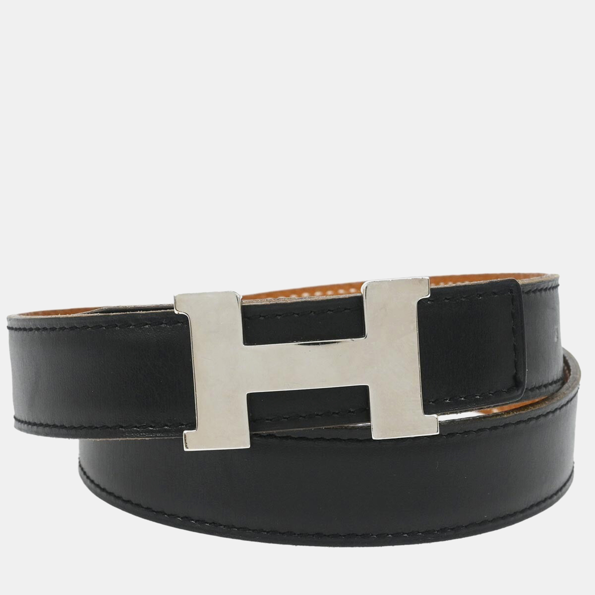 Hermes Black/Brown Box Calf Small Reversible Constance Belt Size 70
Hermes Black/Brown Box Calf Small Reversible Constance Belt Size 70