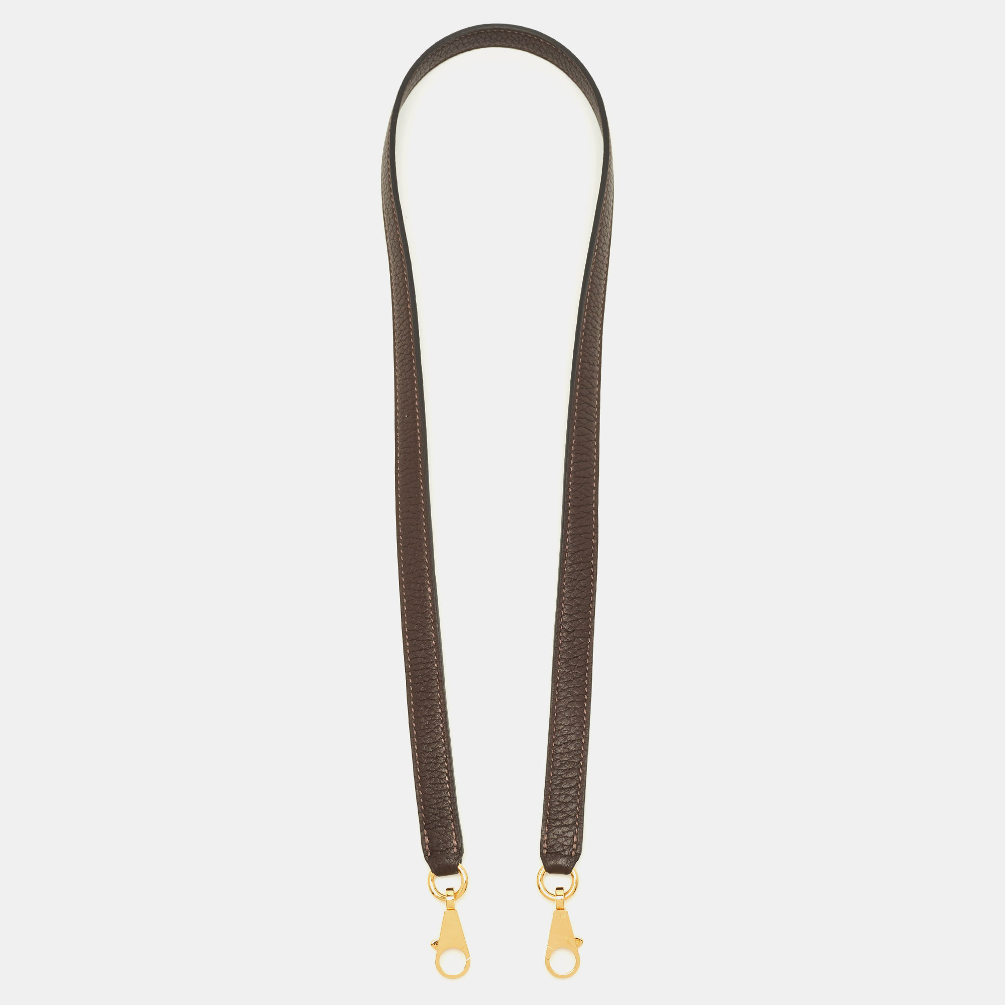 Hermes Bag Shoulder Strap Moka Clemence Leather, Brown
Hermes Bag Shoulder Strap Moka Clemence Leather, Brown