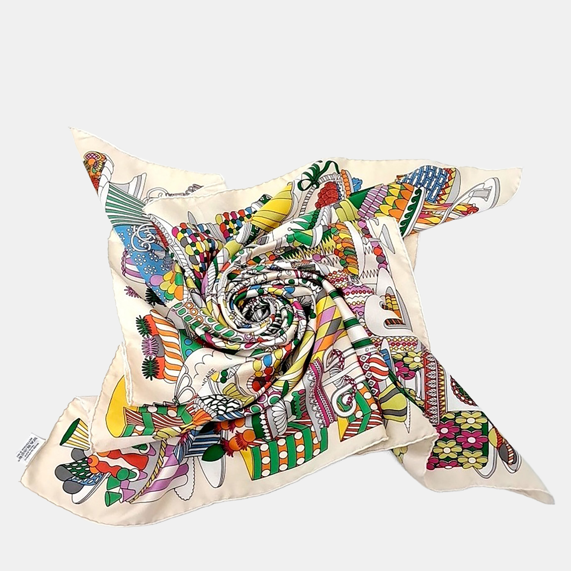 Hermes Multicolor Silk Scarf
Hermes Multicolor Silk Scarf