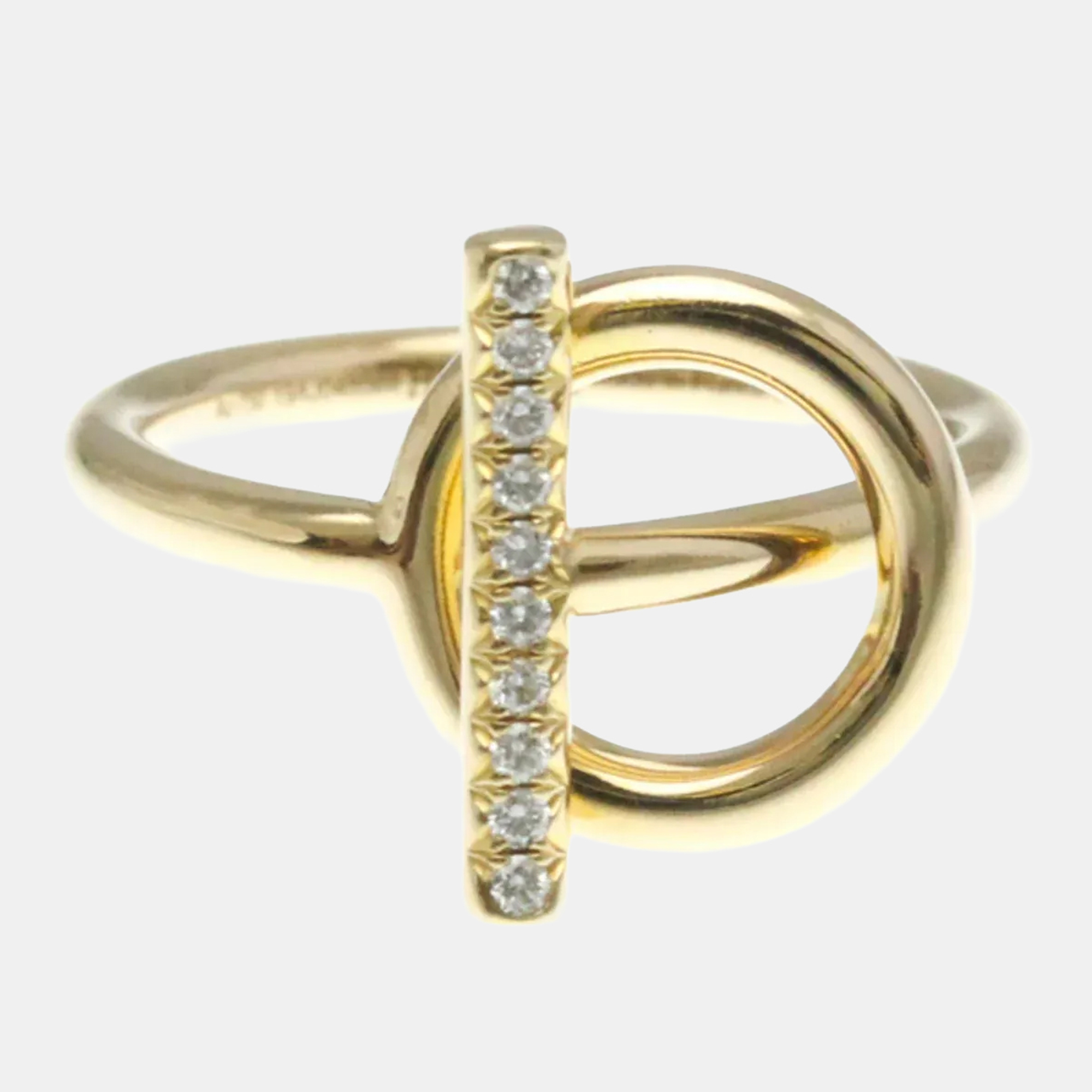 Hermes Echapp Ring Diamond Pink Gold 18K Fashion Diamond Band Ring Pink Gold
Hermes Echapp Ring Diamond Pink Gold 18K Fashion Diamond Band Ring Pink Gold