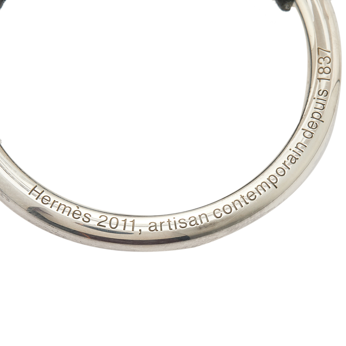 Hermès 2011 Artisan Contemporain Depuis 1837 Sterling Silver Multipurpose Ring