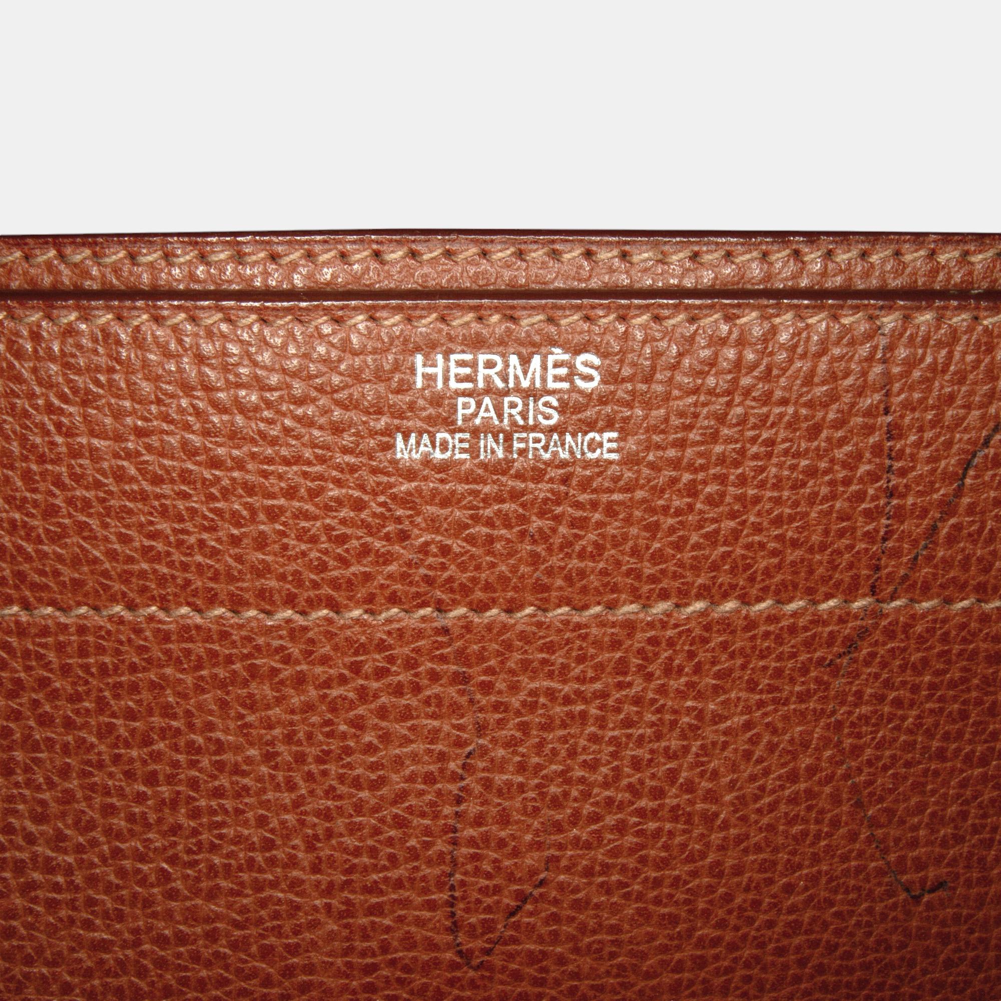 Hermes Brown Togo Sac A Depeches