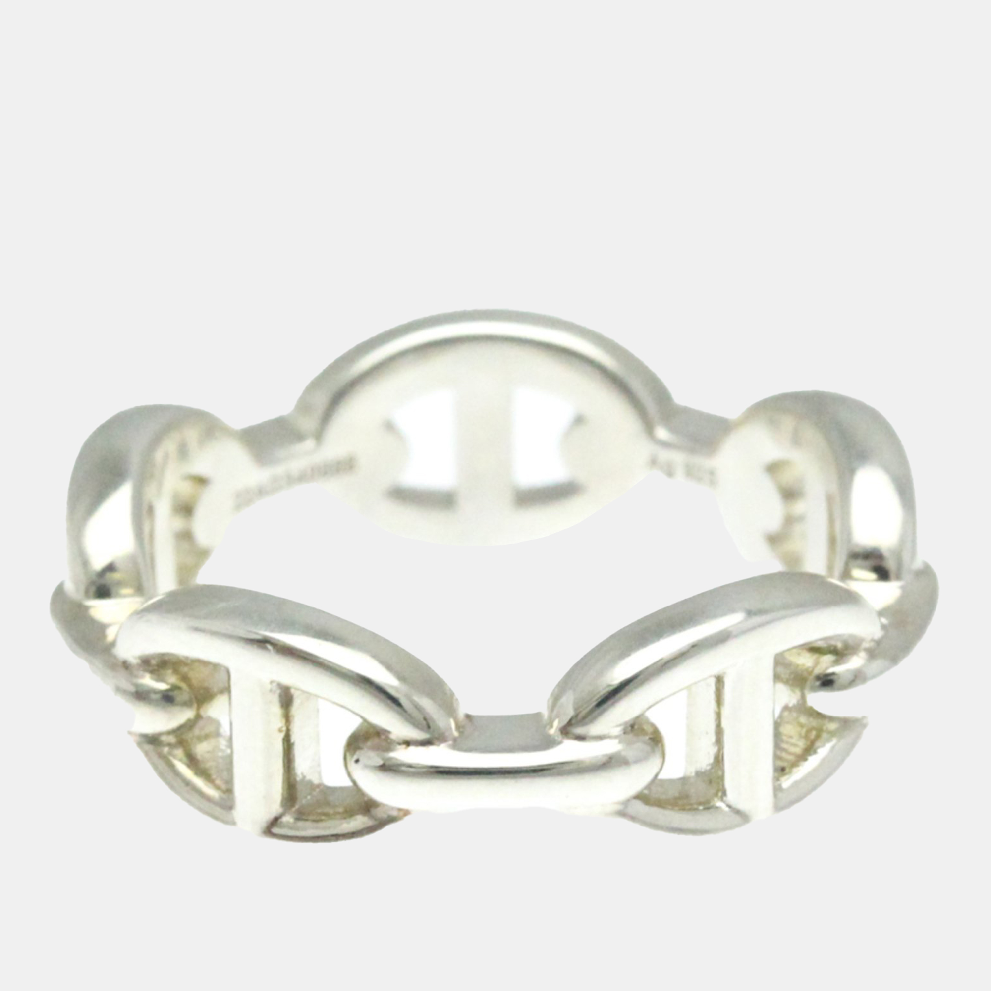 Hermes Silver Chaine d'ancre Bracelet