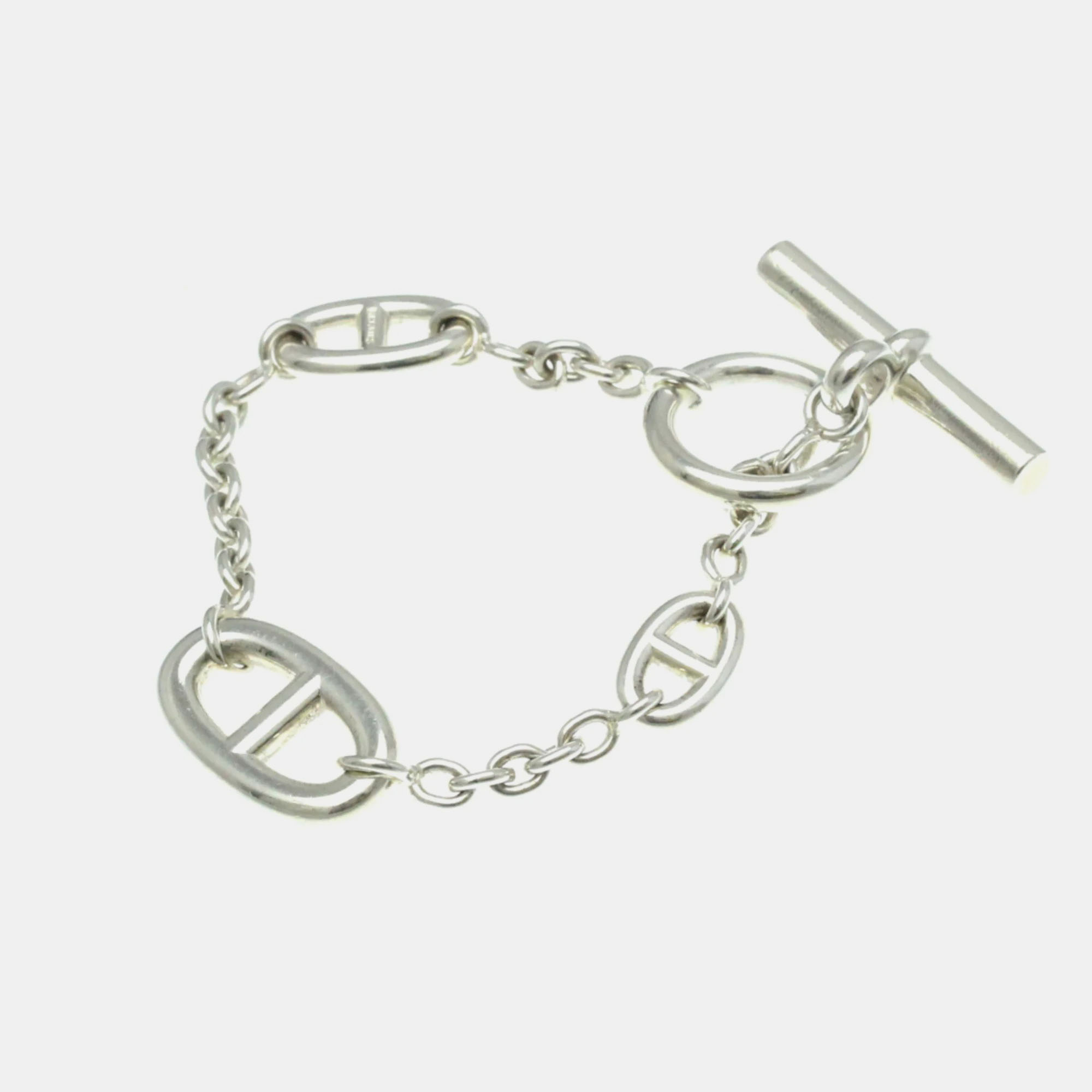 Hermes Chaine D'ancre Farandole Silver 925 No Stone Charm Bracelet Silver
Hermes Chaine D'ancre Farandole Silver 925 No Stone Charm Bracelet Silver
