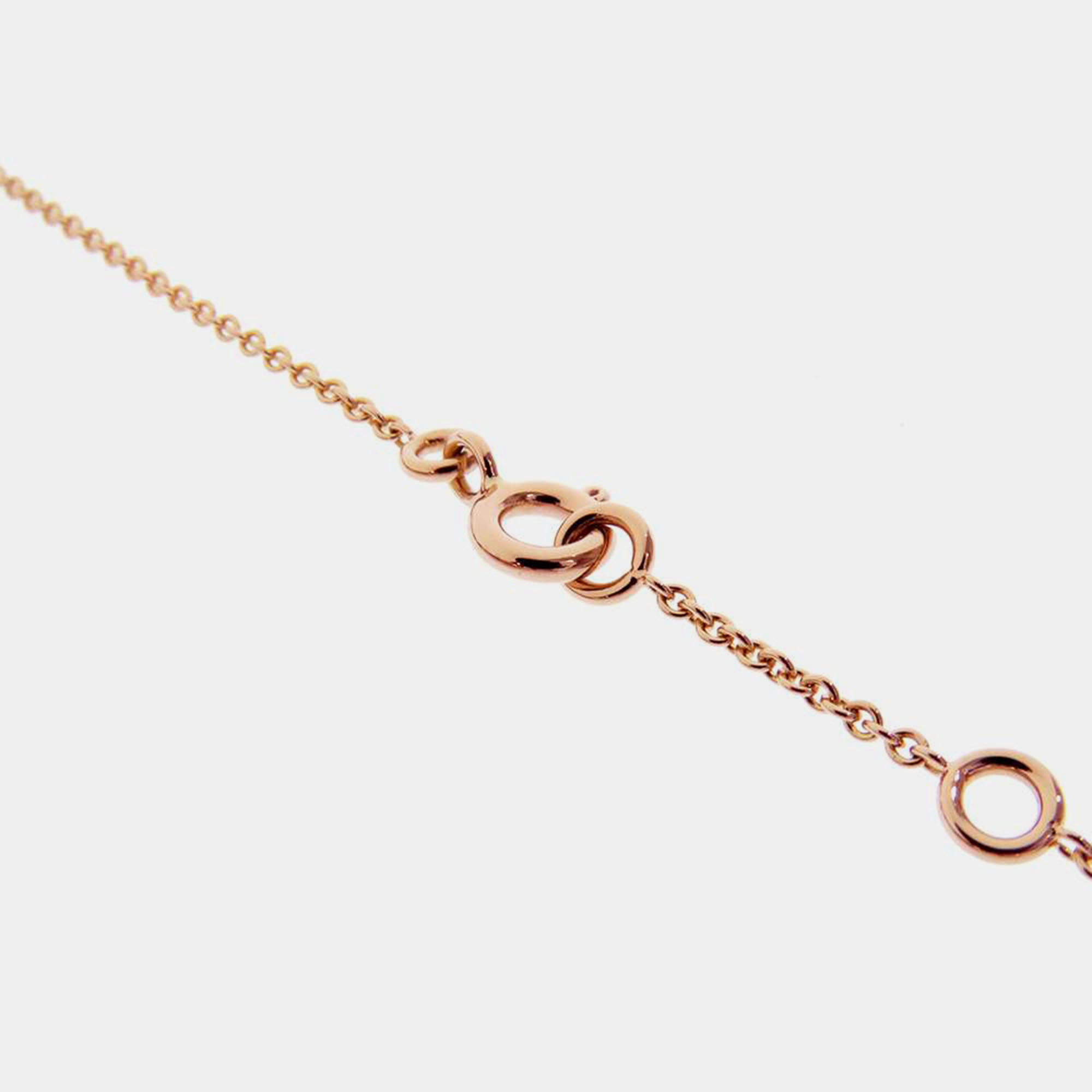 HERMES Chaine D'Ancre Farandole Necklace 18K Pink Gold