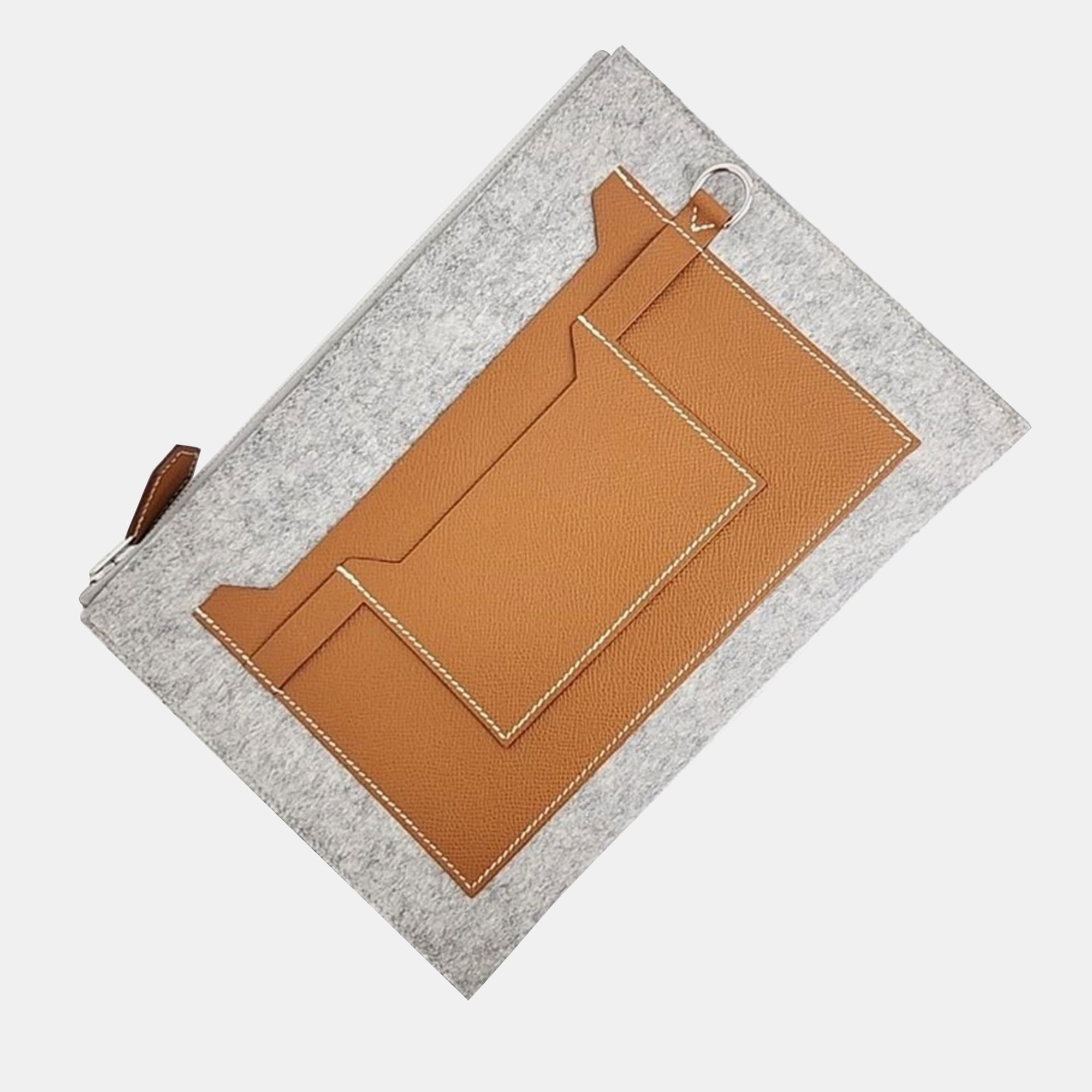 Hermes Leather Toodoo Pouch