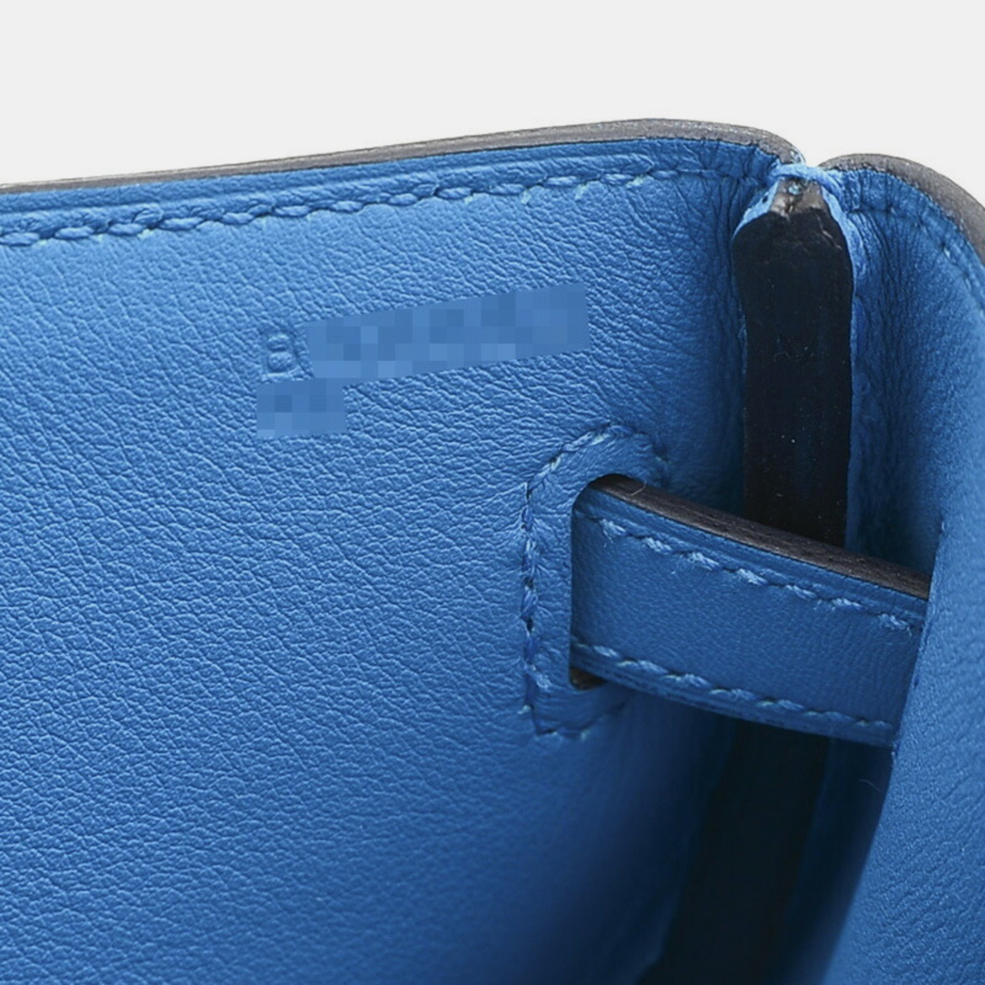 Hermes Blue Swift Leather Kelly Move Shoulder Bag