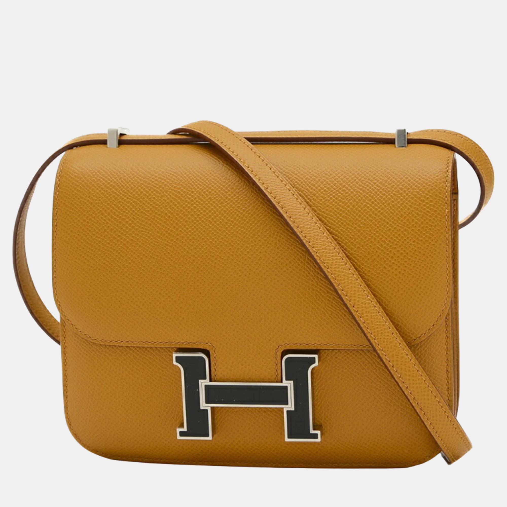 Hermes Epson Sesame Lacquer Hardware Constance 18 Miroir Bag