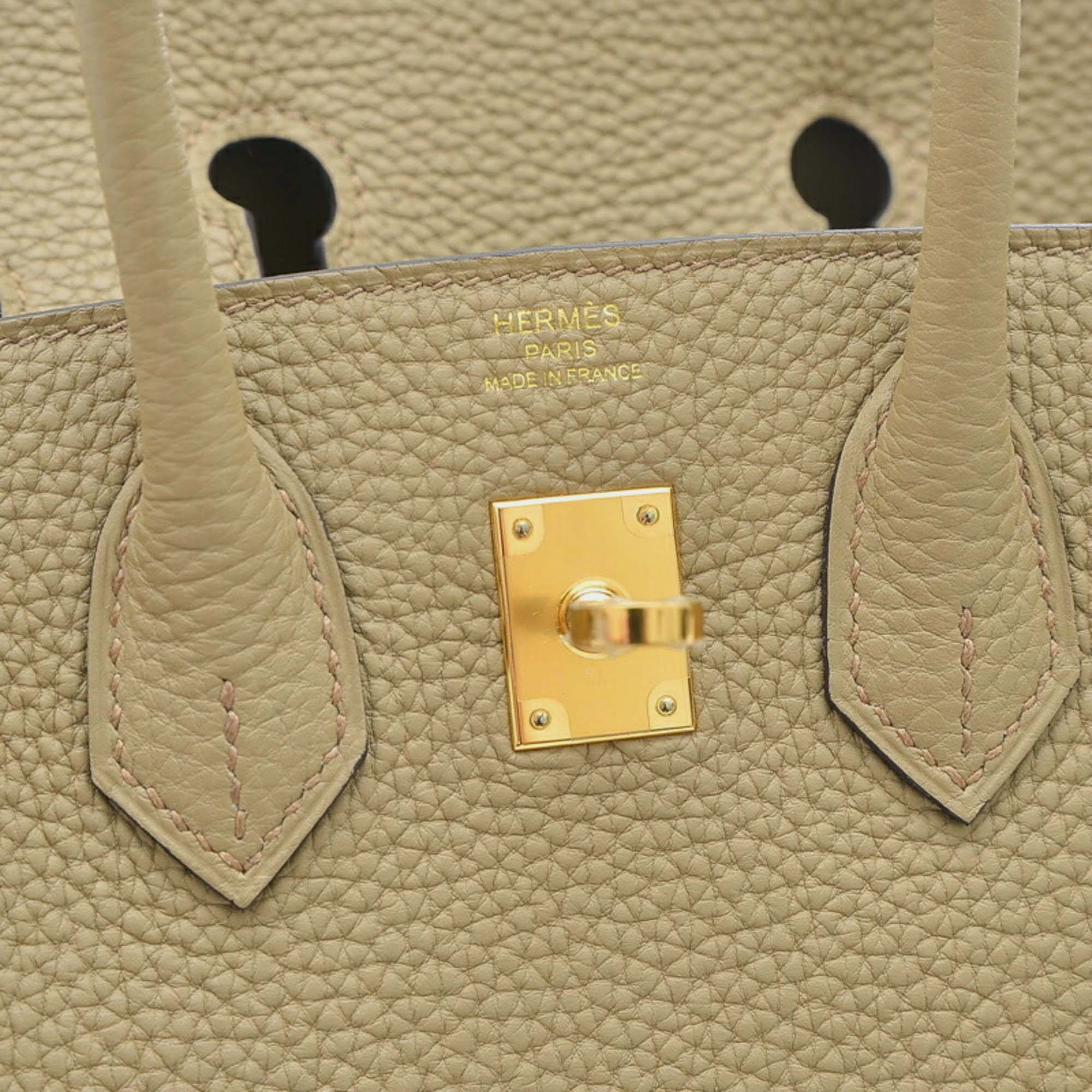 Hermes Beige Marfa Togo Birkin 25 Handbag