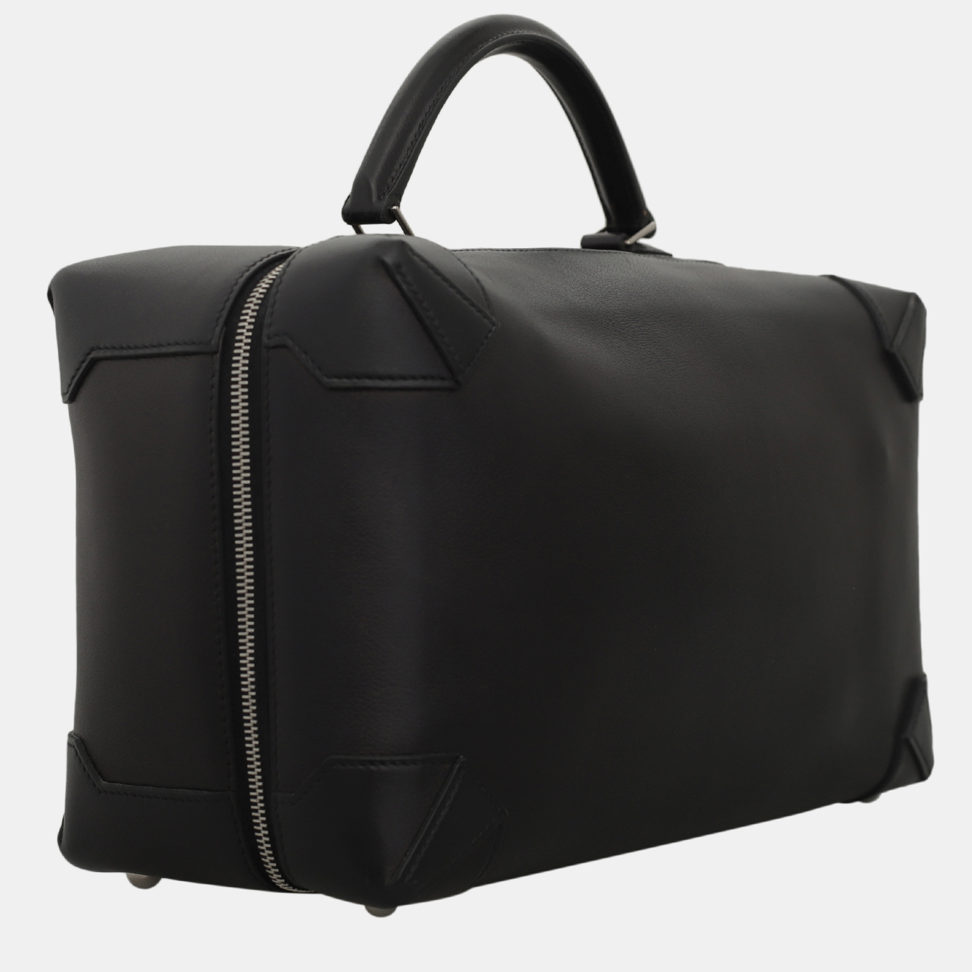 Hermes Noir Evercolor Maxibox 37 Bag