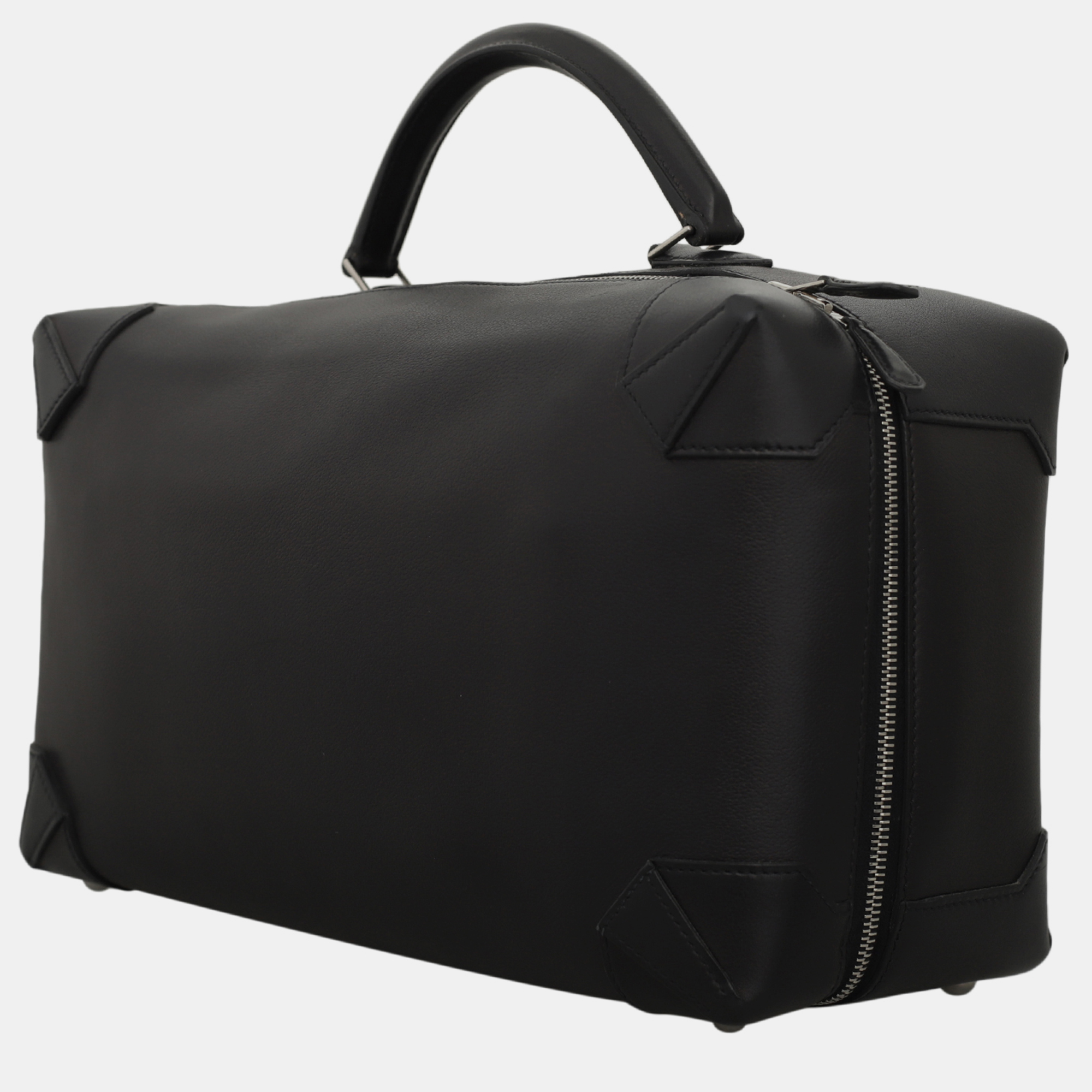 Hermes Noir Evercolor Maxibox 37 Bag