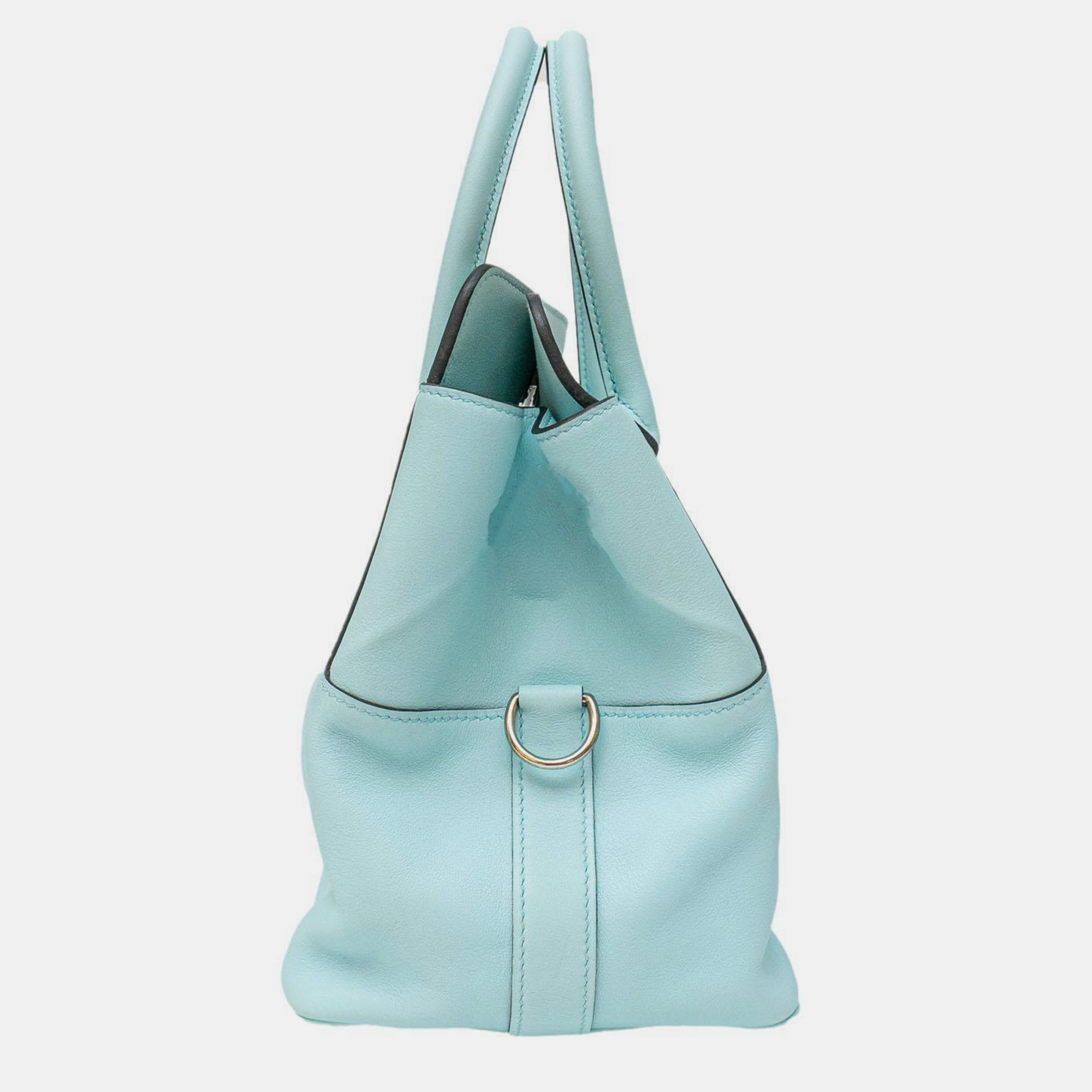 Hermes Bleu Atoll Toolbox 20 Bag