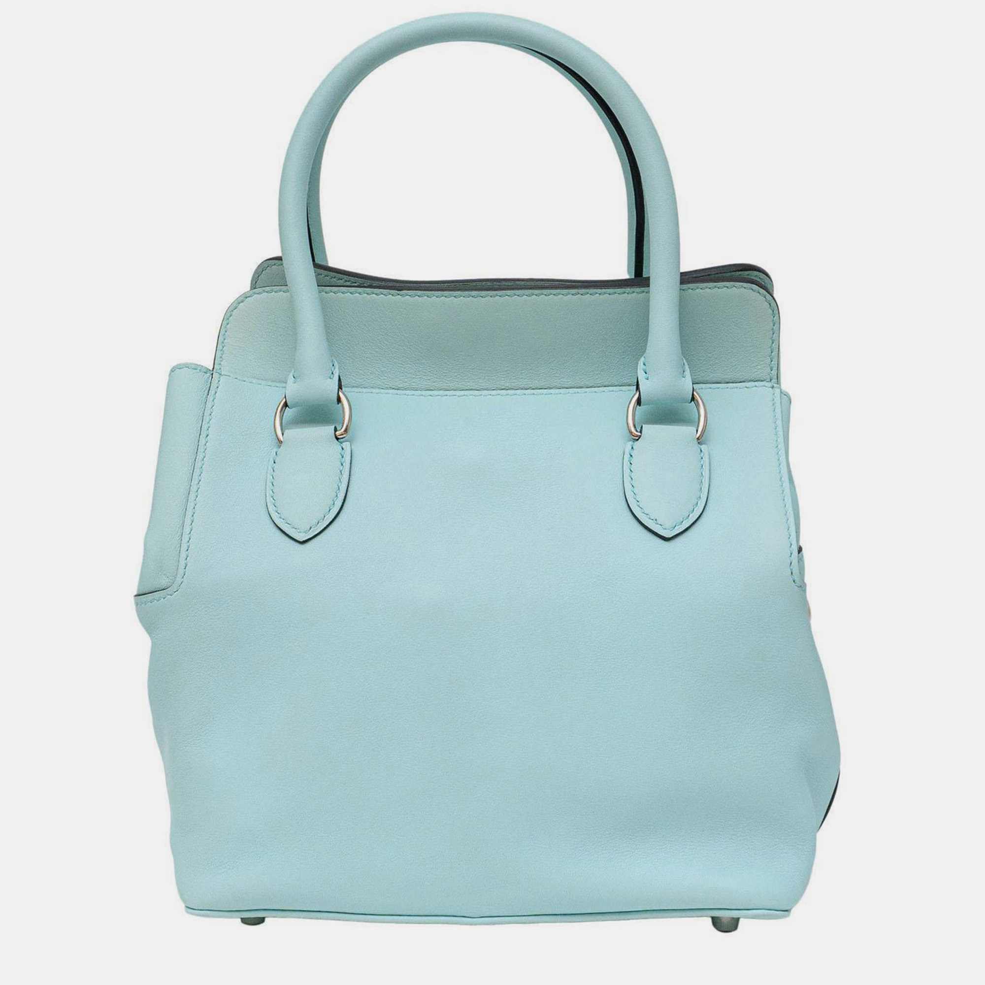 Hermes Bleu Atoll Toolbox 20 Bag