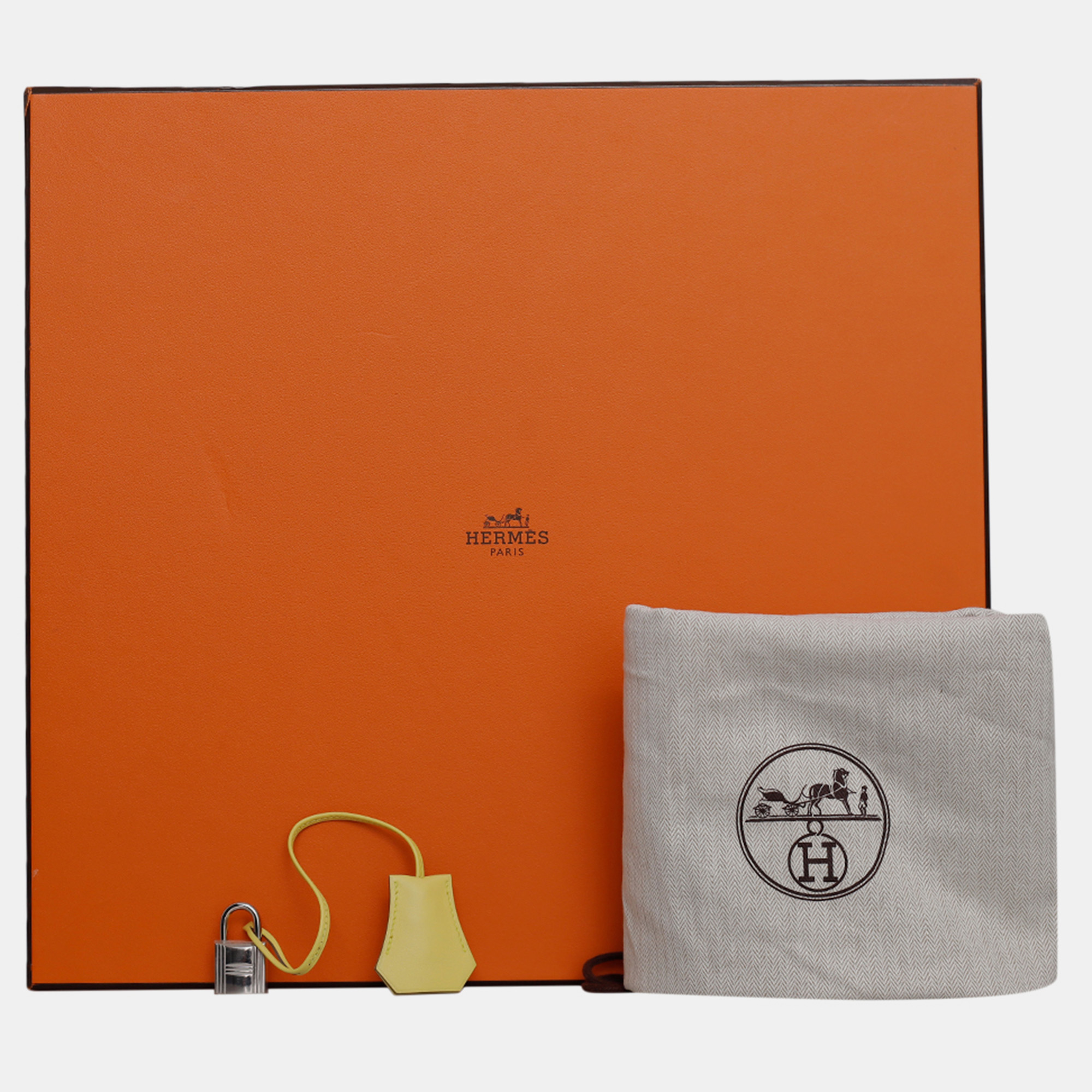 Hermes Souffre Swift Leather Toolbox 33 Bag