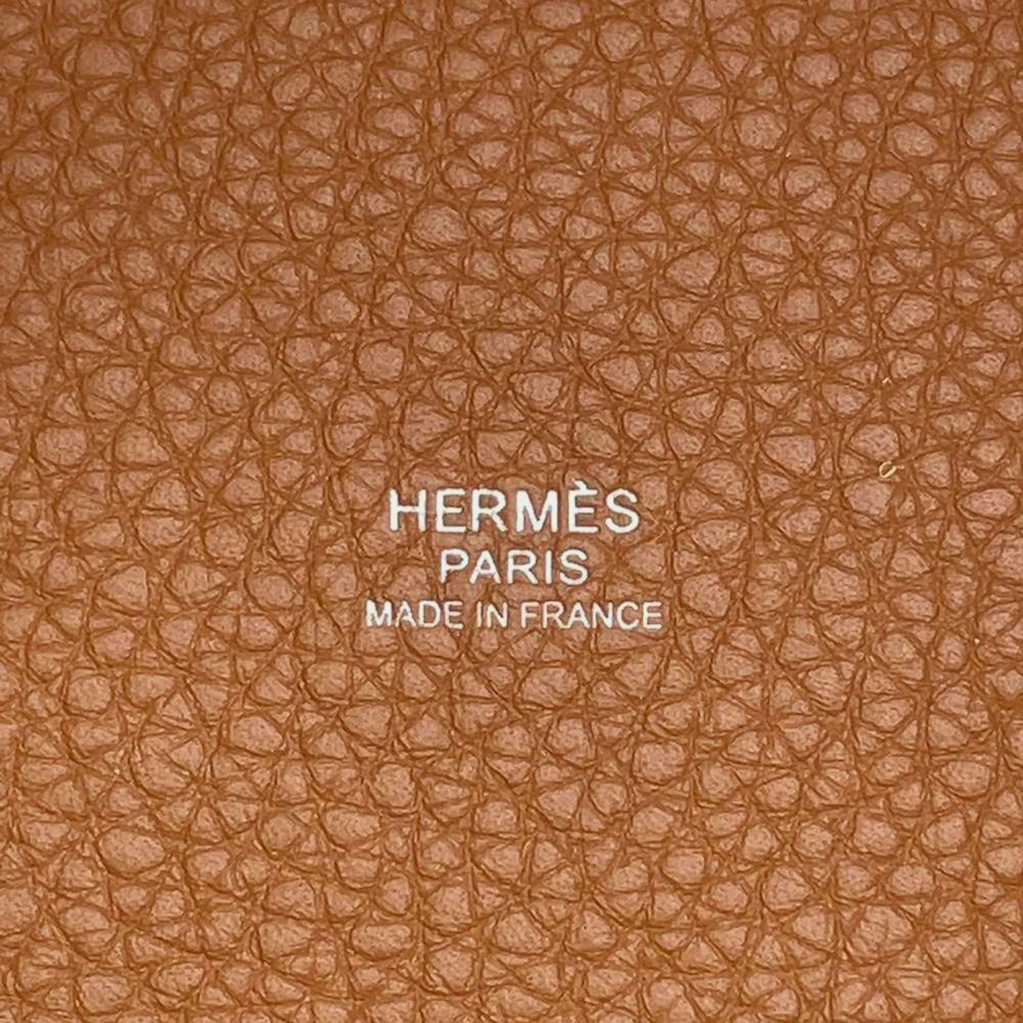 Hermes Gold Taurillon Clemence Picotin Lock Size MM Bag