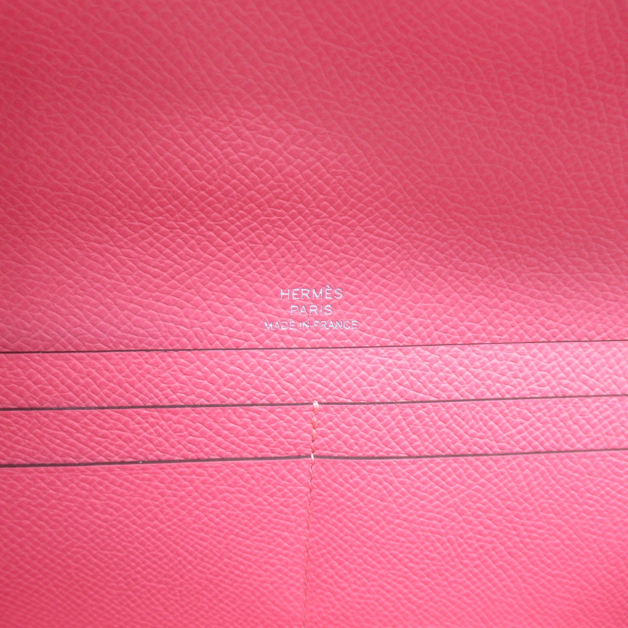 Hermes Cheyne D'Ancre To Go Leather Shoulder Bag Pink Leather