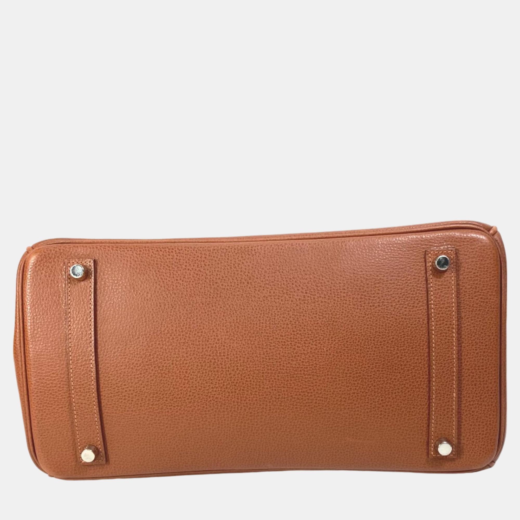 Hermes Noisette Brown Turn Lock Bag