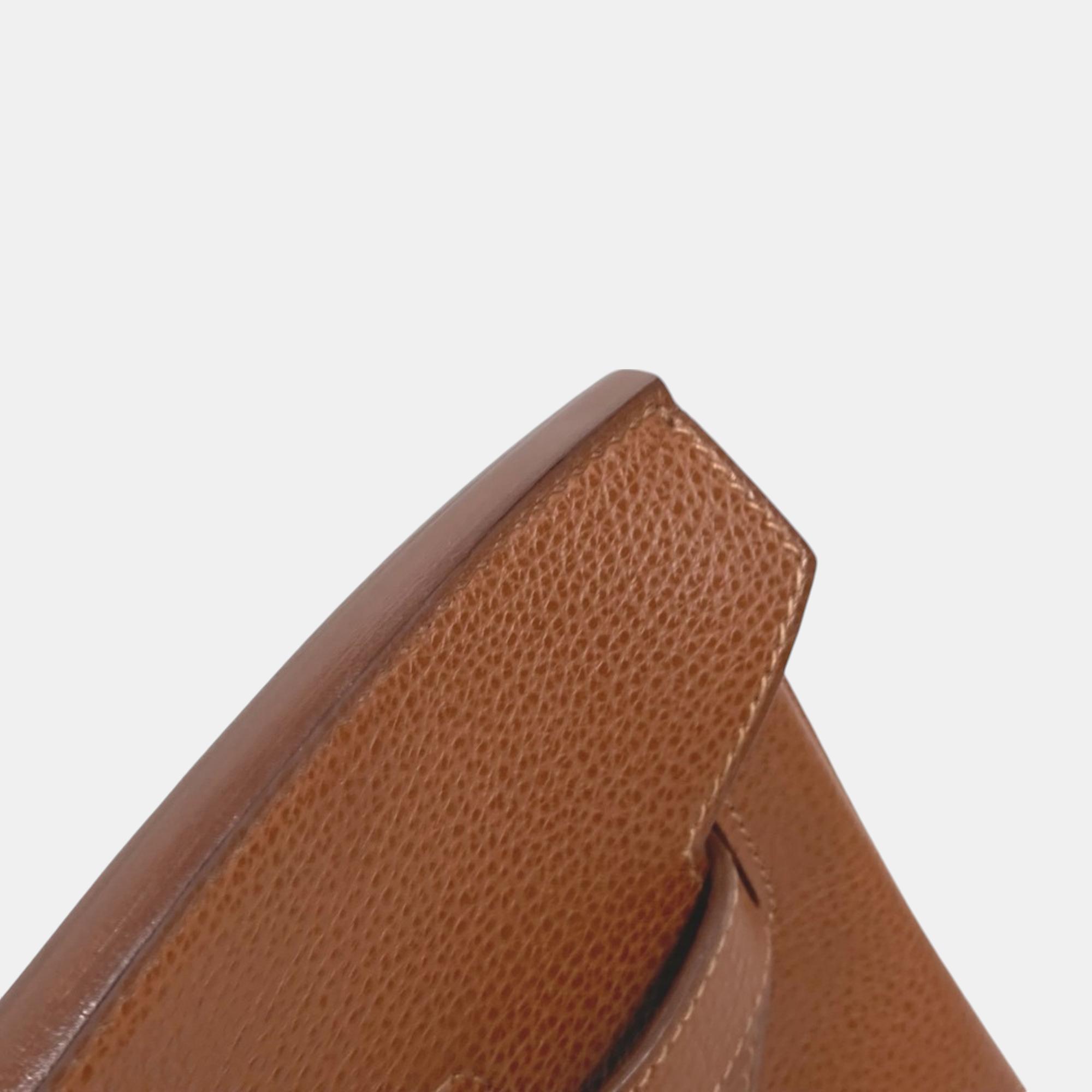 Hermes Noisette Brown Turn Lock Bag