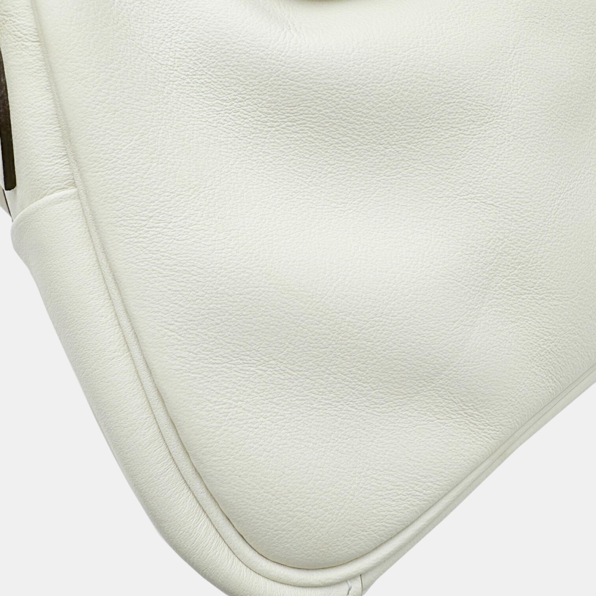 Hermes Ivory Lindy Verso Swift Nata Sesame Mini Bag