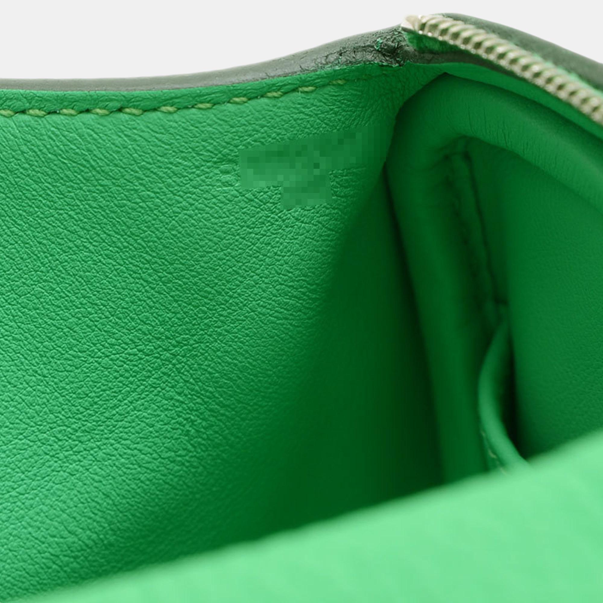 Hermes Vert Comic Taurillon Lindy Shoulder Bag