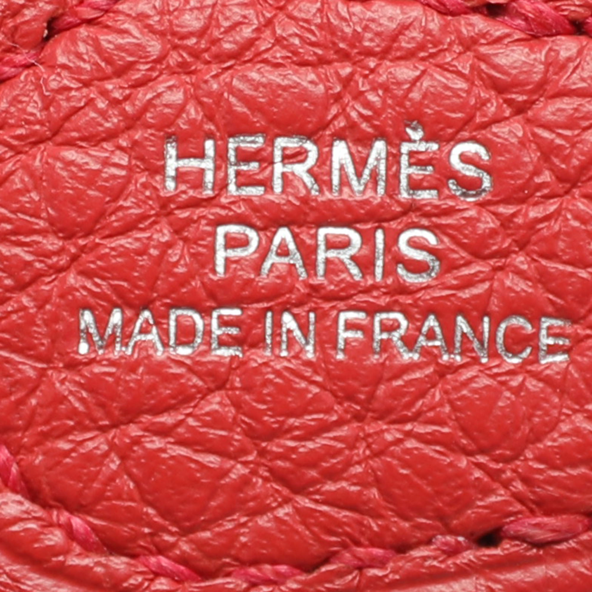 Hermes Rouganvillier Taurillon Clemence Leather Evelyne TPM Bag