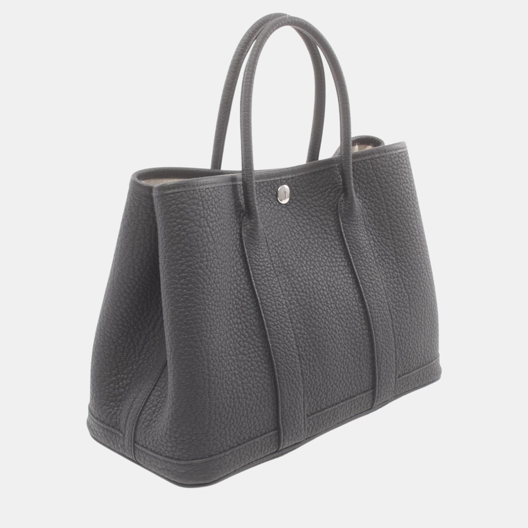 Hermes Garden Party TPM Tote Bag Black