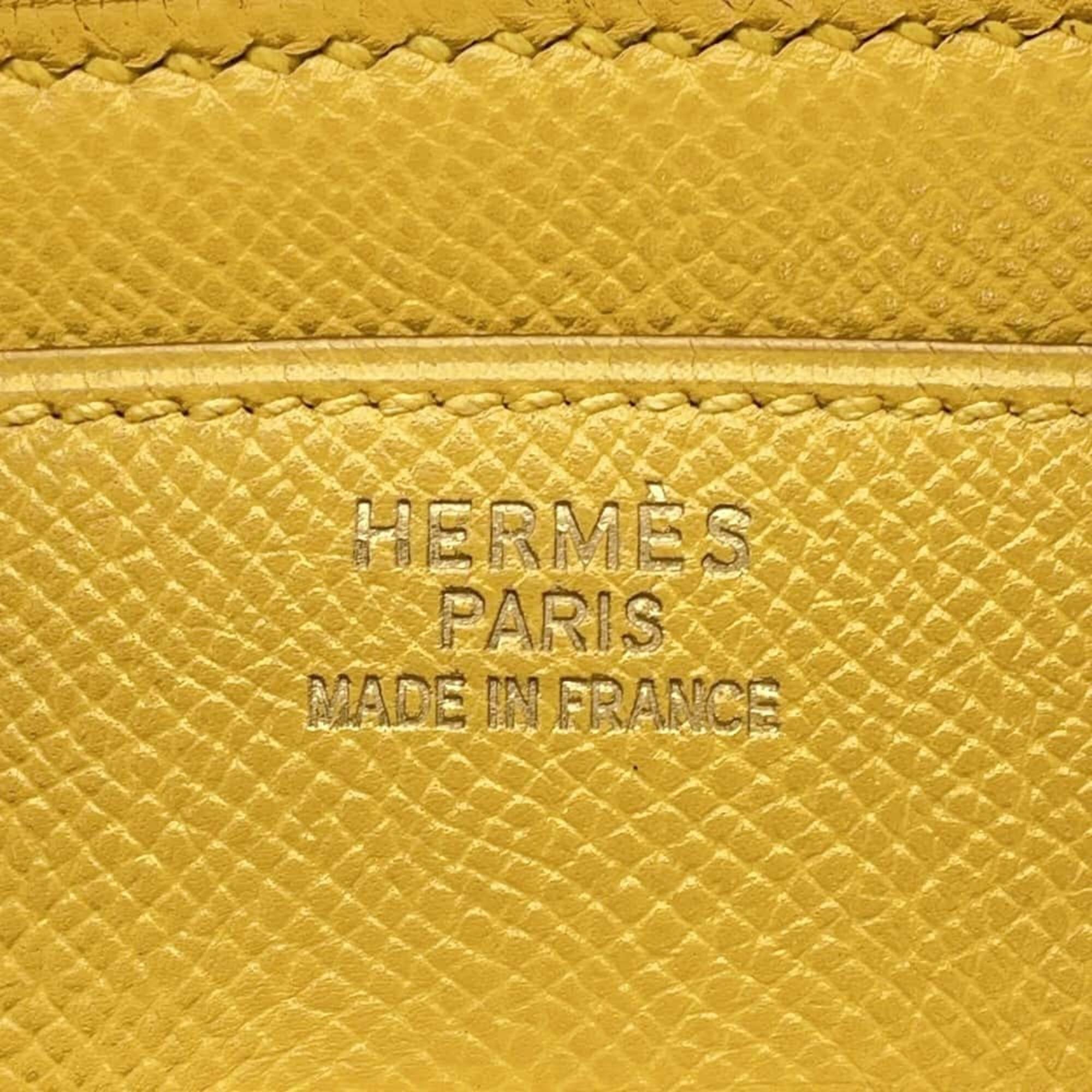 Hermes Yellow Cushvel Birkin 35 Handbag