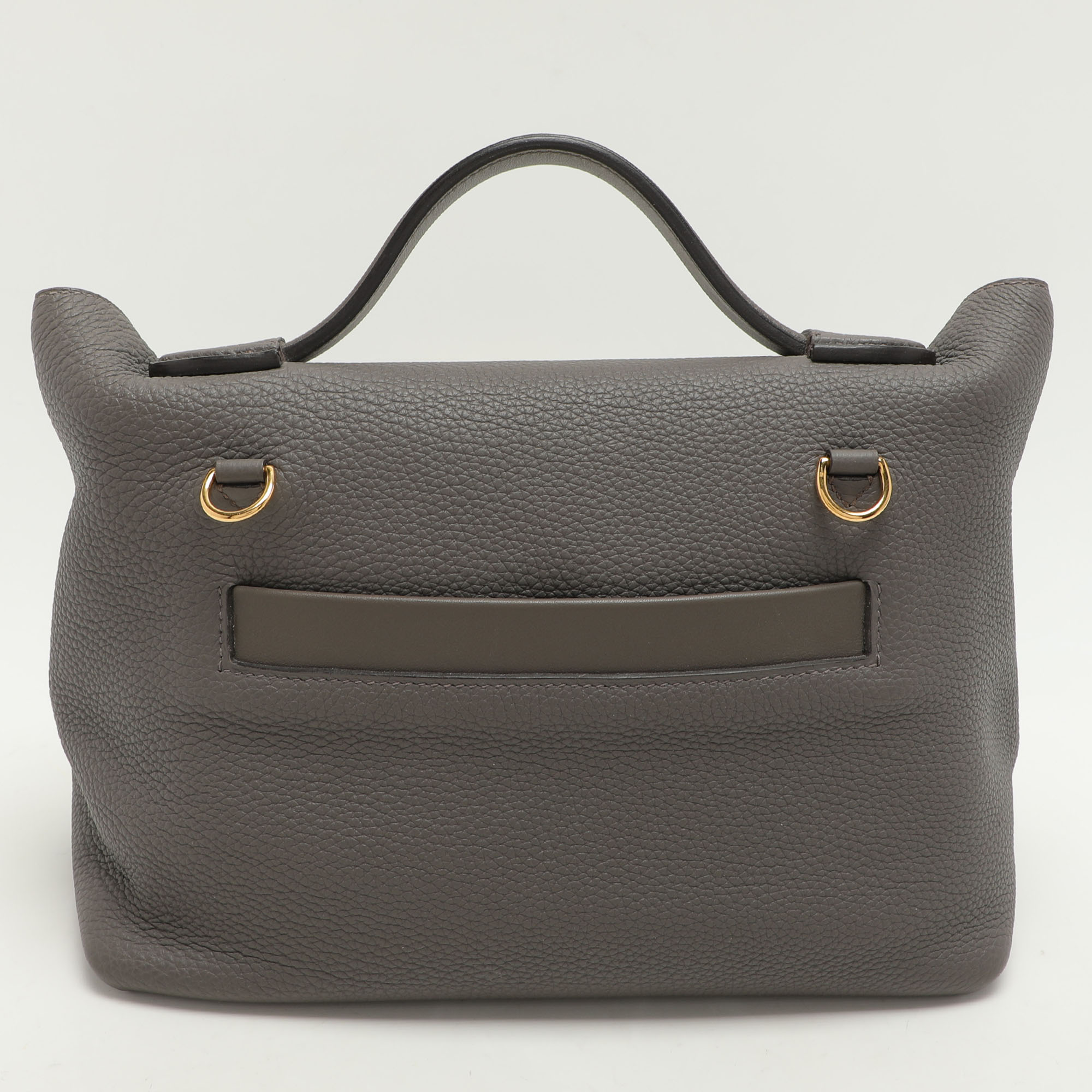 Hermes Grey Togo And Swift Leather 24/24 29 Bag