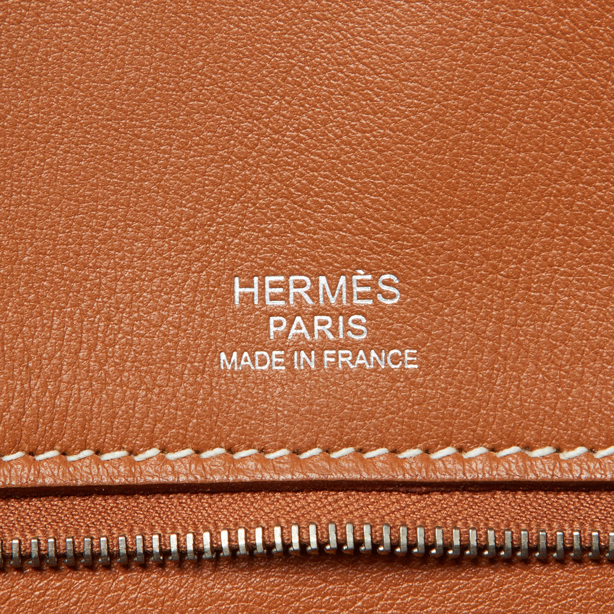 Hermes Gold Swift Leather Shadow Birkin 40 Bag