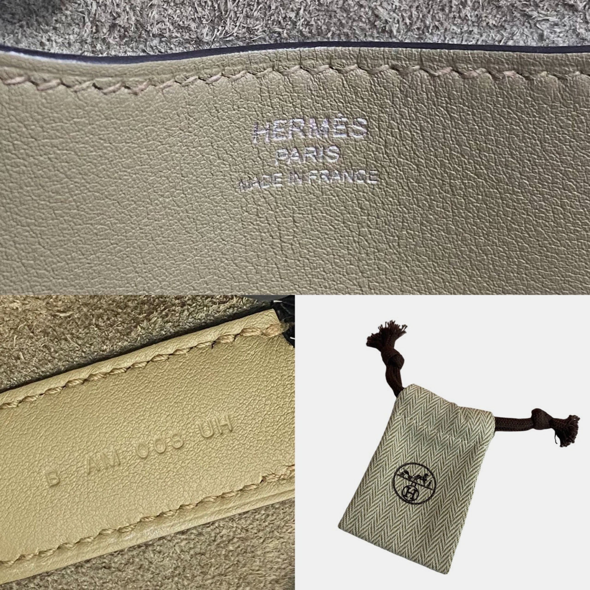 Hermes Beige Leather In The Loop 23 Handbag