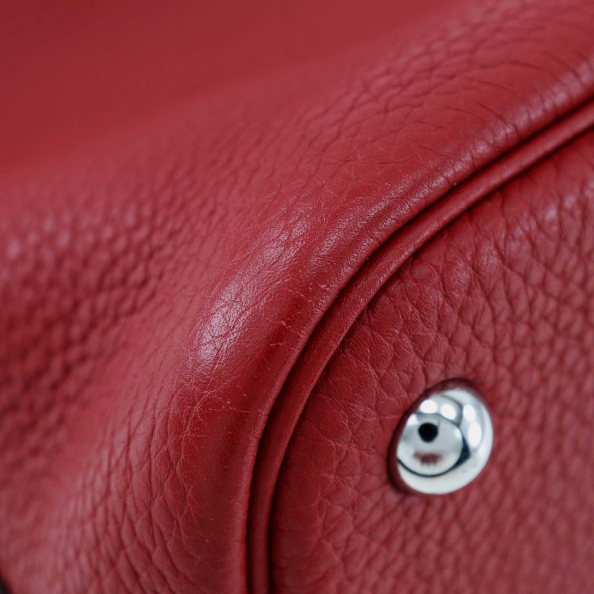 Hermes Rouge Vif Red Leather Bolide 31 Handbag