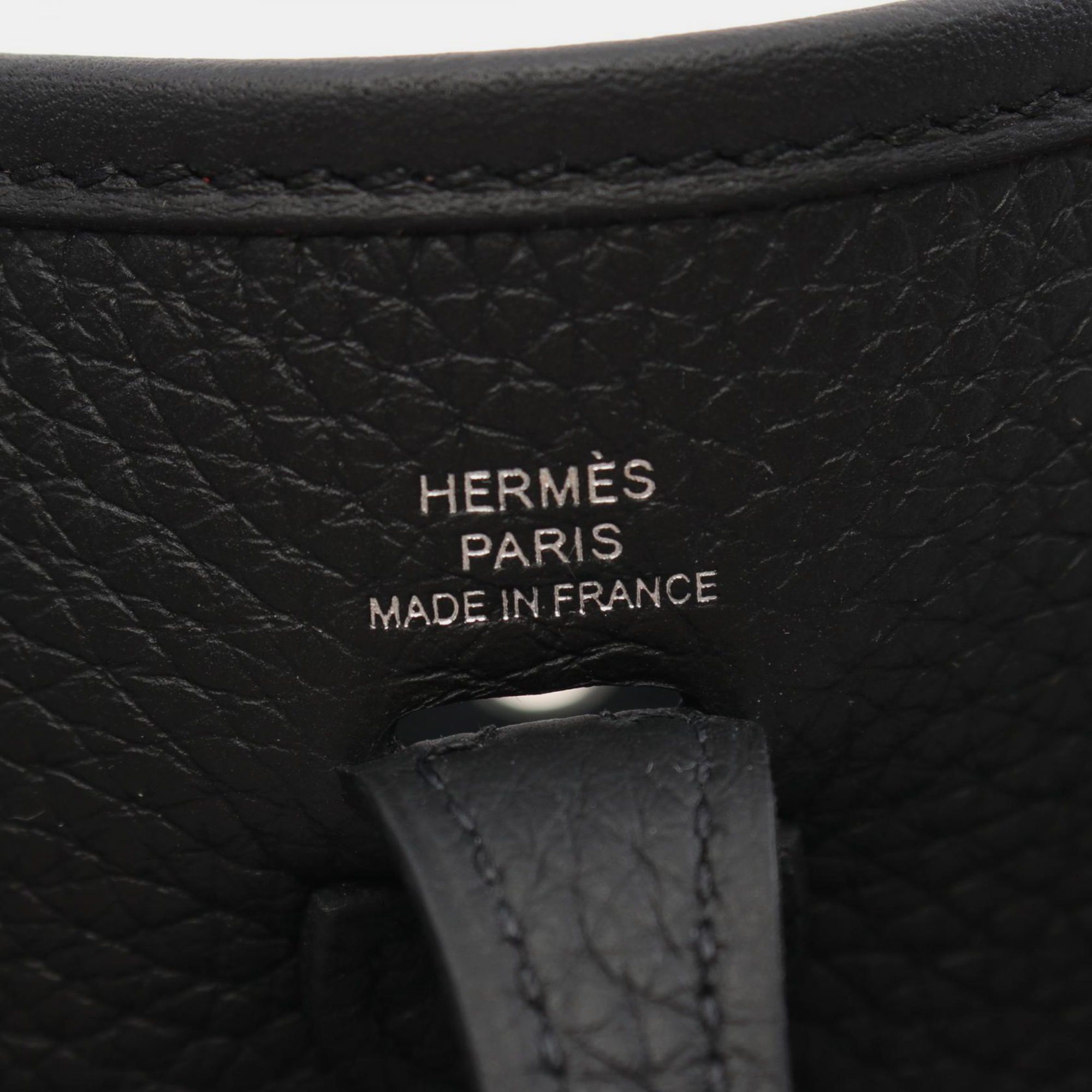 Hermes Black Leather Evelyne Tpm Amazon Shoulder Bag