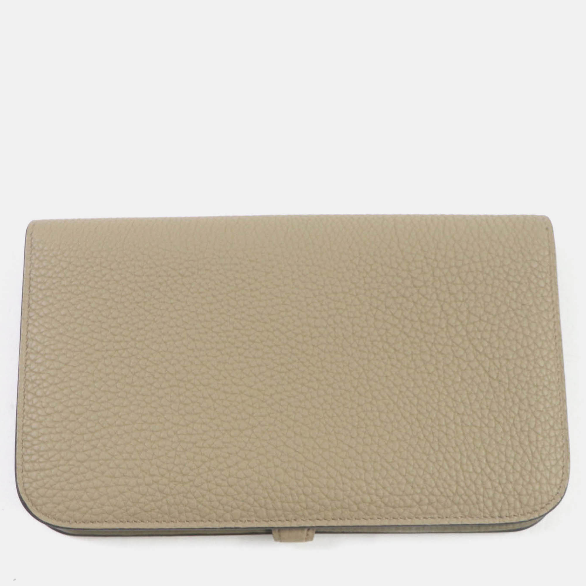 Hermes Beige Dogon Gm Togo Purse