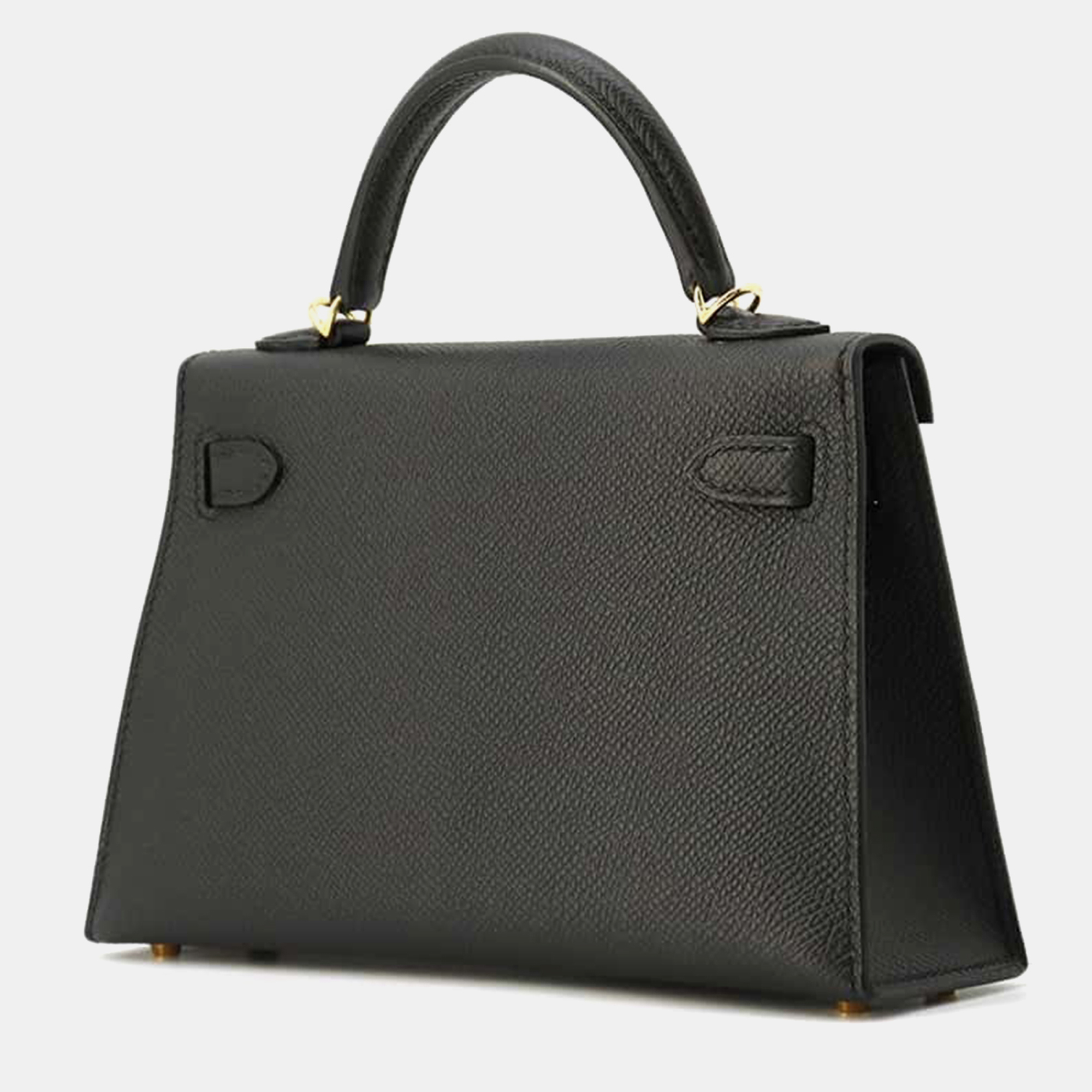 Hermes Black Epsom Mini Kelly Do