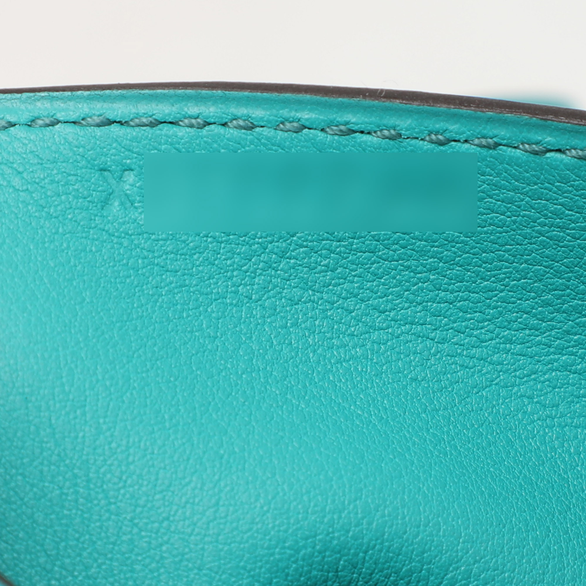 Hermes Blue Paon Swift Leather Pliplat Clutch