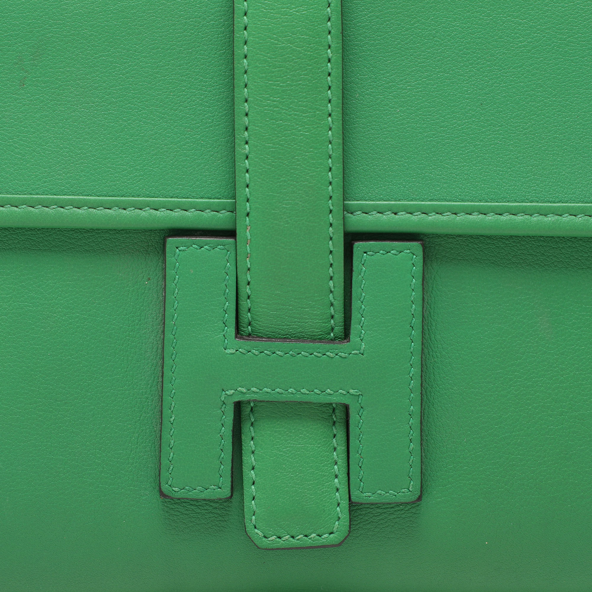 Hermès Bambou Swift Leather Jige Elan 29 Clutch