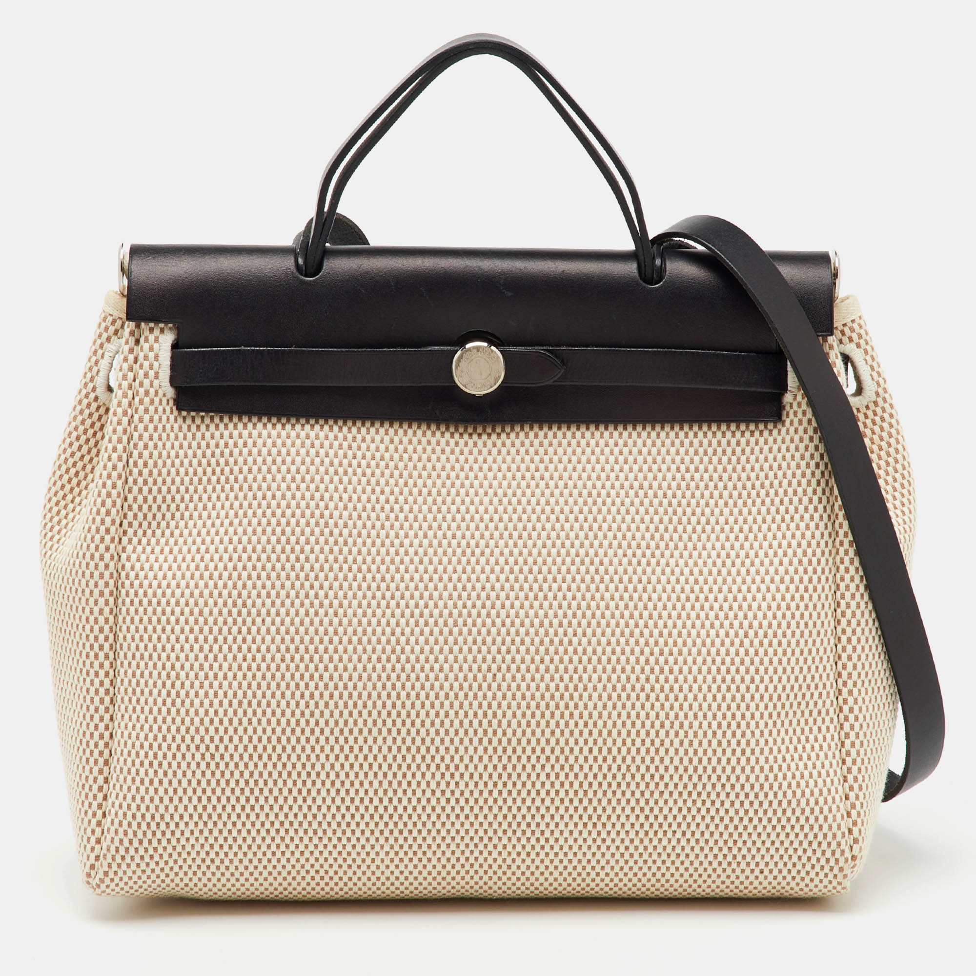 Hermes Black Toile Canvas and Vache Hunter 2in1 Herbag Zip 31 Bag
Hermes Black Toile Canvas and Vache Hunter 2in1 Herbag Zip 31 Bag