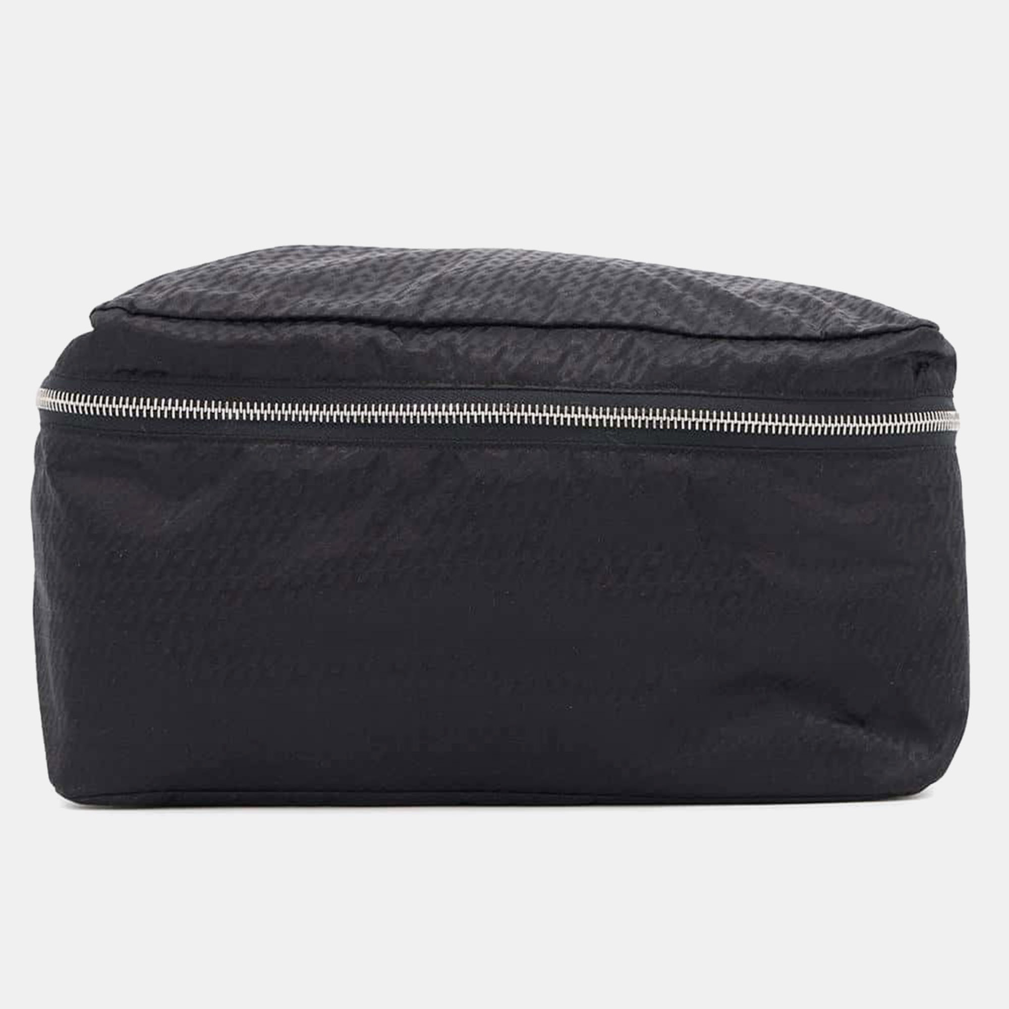 Hermes Black & Forve Silk and Barenia Leather Mini Travel Pouch
Hermes Black & Forve Silk and Barenia Leather Mini Travel Pouch