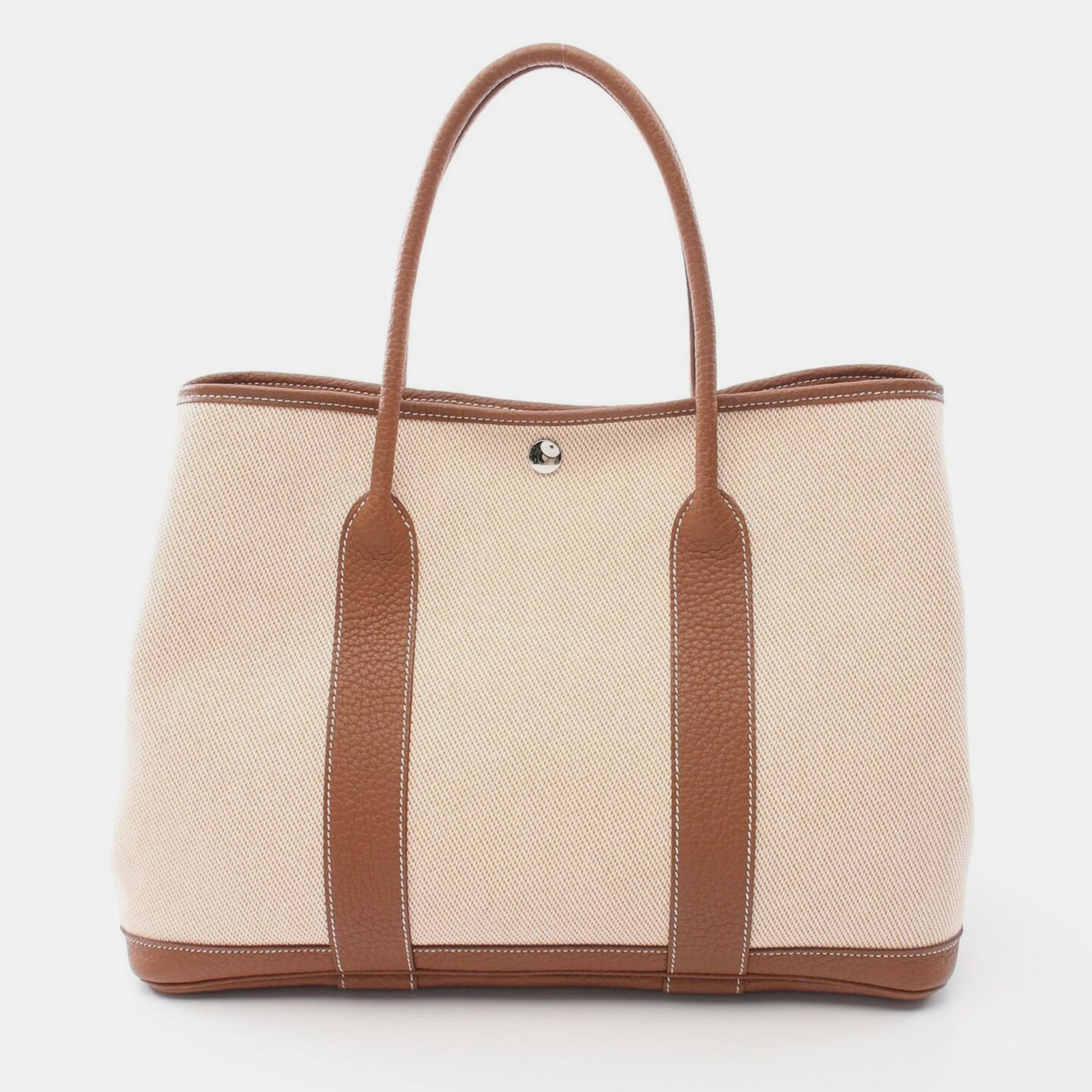 Hermes Garden Party Pm Verso Tote Bag Toile H Leather Beige Brown
Hermes Garden Party Pm Verso Tote Bag Toile H Leather Beige Brown