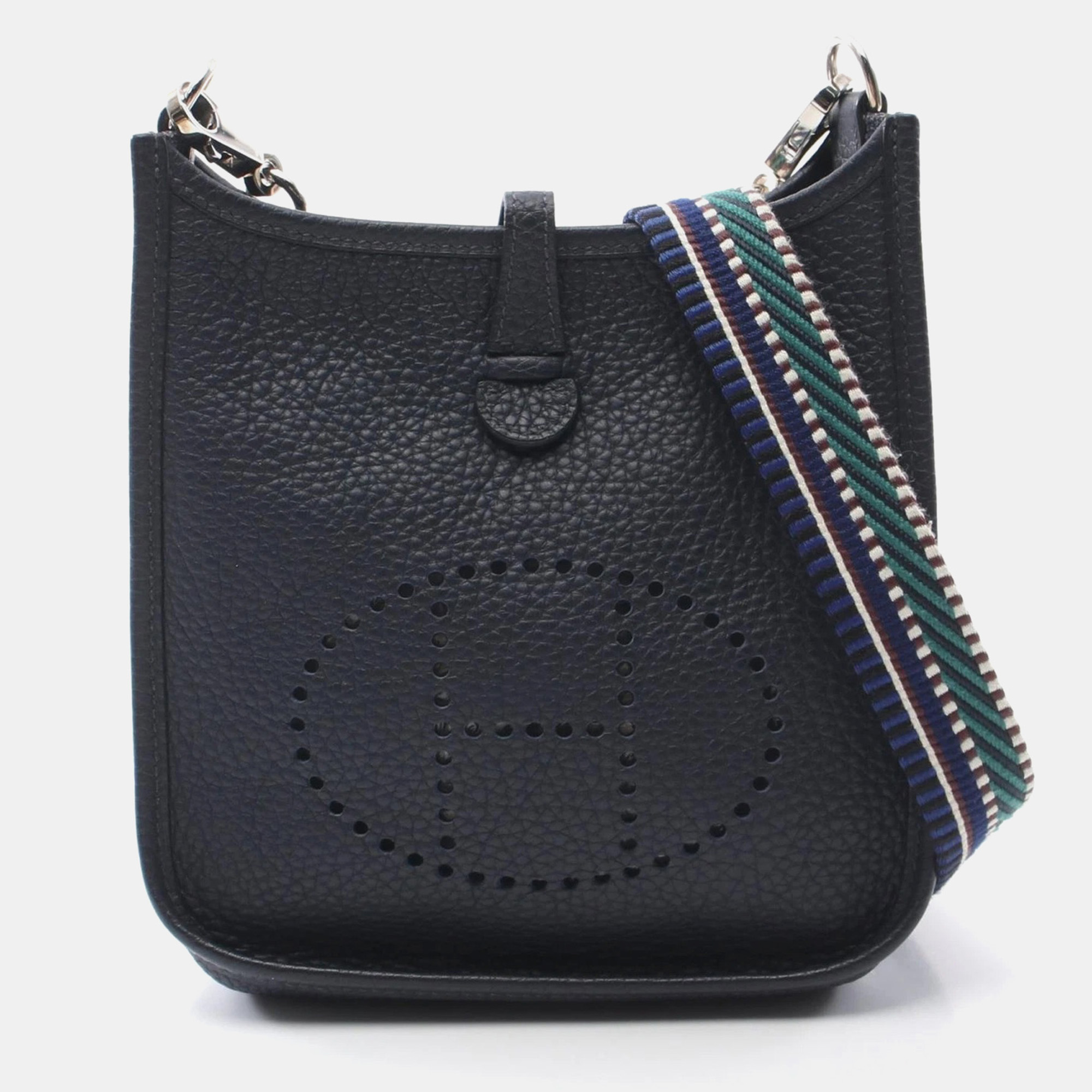 Hermes Navy Clemence Leather Evelyne TPM Amazon Shoulder Bag, Navy blue
Hermes Navy Clemence Leather Evelyne TPM Amazon Shoulder Bag, Navy blue