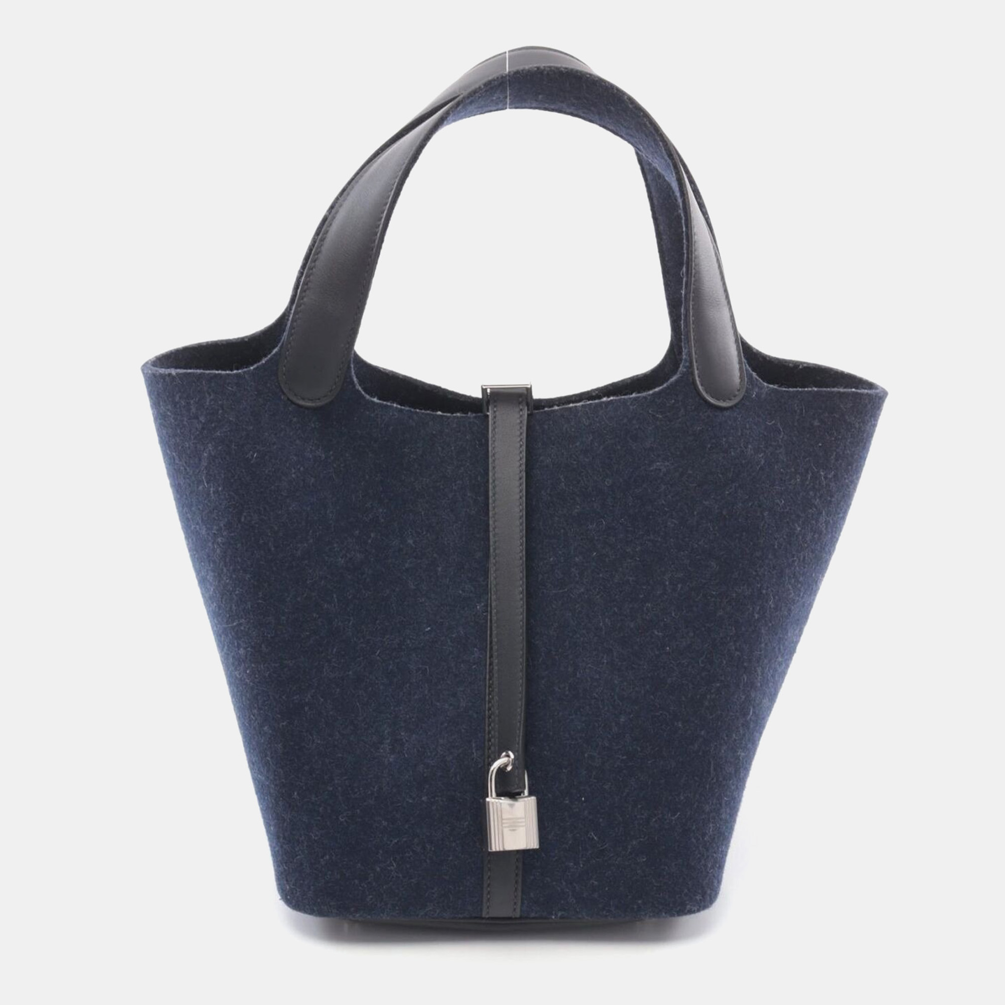 Hermes Feutre Blue Nuit Swift Leather Picotin Lock MM Touch Handbag
Hermes Feutre Blue Nuit Swift Leather Picotin Lock MM Touch Handbag