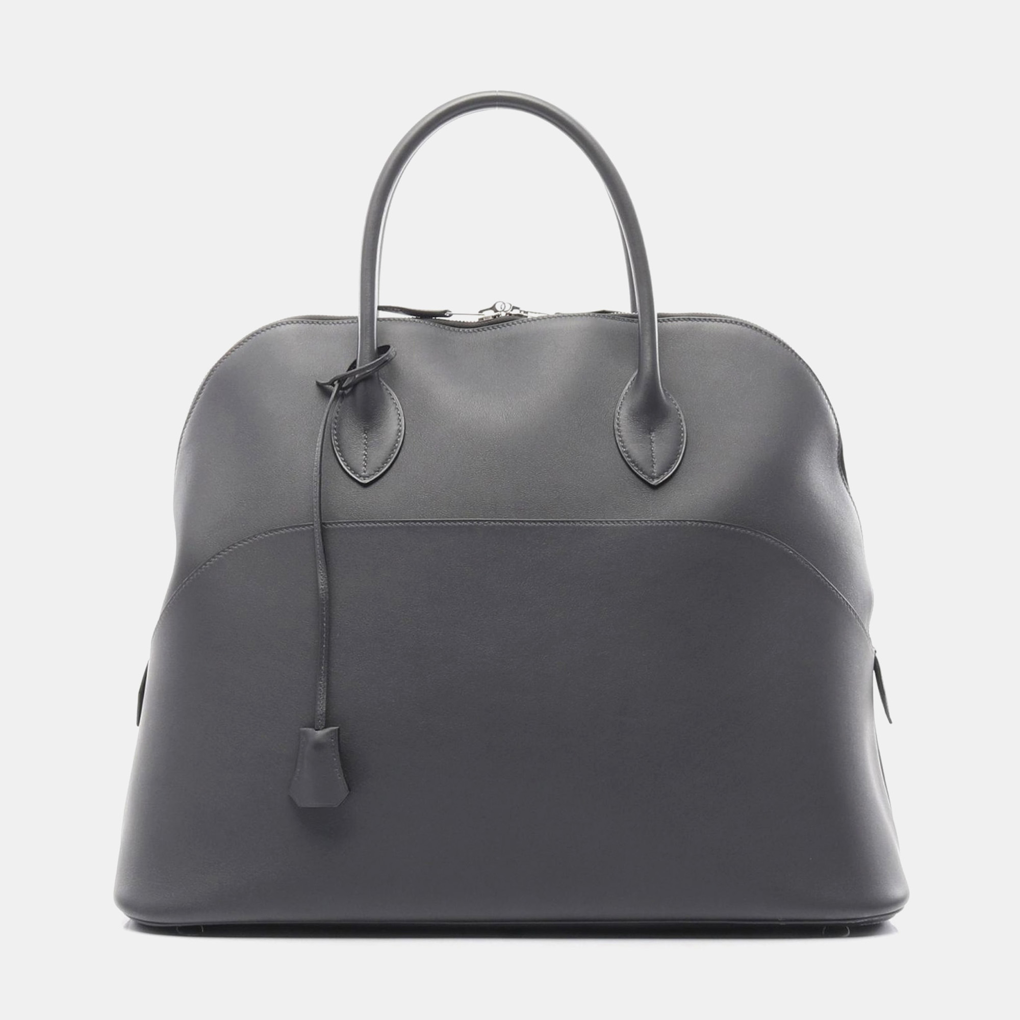 Hermes Gray Ardoise Swift Leather Bolide 1923 45 Handbag, Grey
Hermes Gray Ardoise Swift Leather Bolide 1923 45 Handbag, Grey