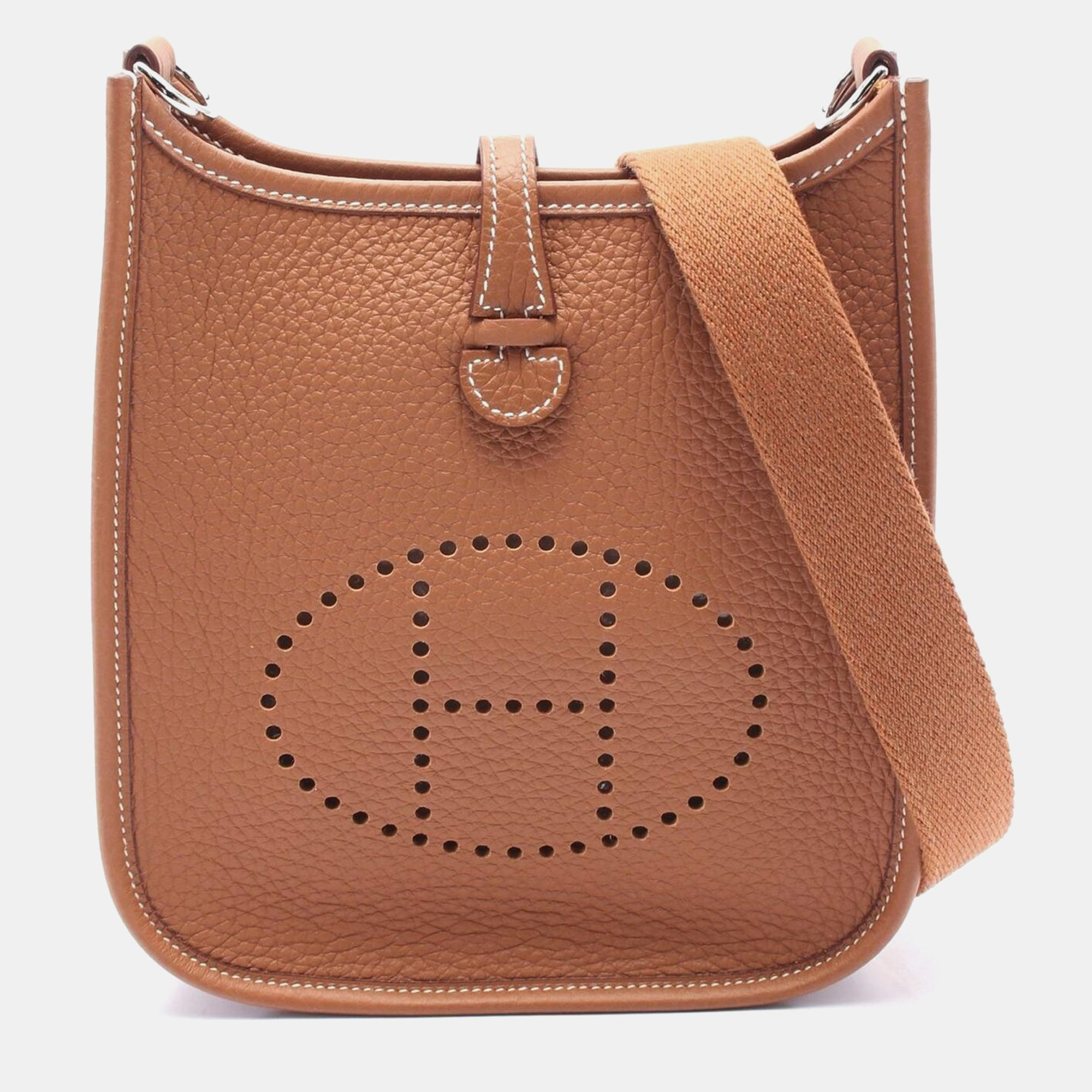 Hermes Gold Taurillon Clemence Evelyne Tpm Shoulder Crossbody Bag W
Hermes Gold Taurillon Clemence Evelyne Tpm Shoulder Crossbody Bag W