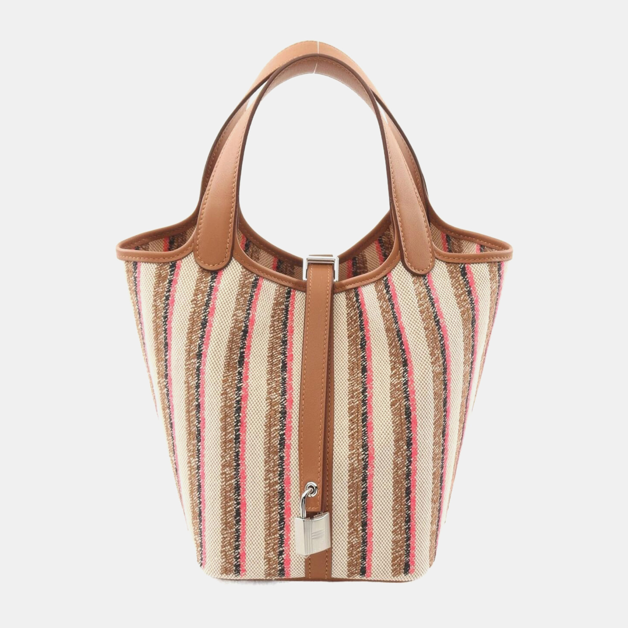 Hermes Toile H Swift Gold Ecru Fauve Picotin Lock PM Hand Bag SHW, Multicolor
Hermes Toile H Swift Gold Ecru Fauve Picotin Lock PM Hand Bag SHW, Multicolor