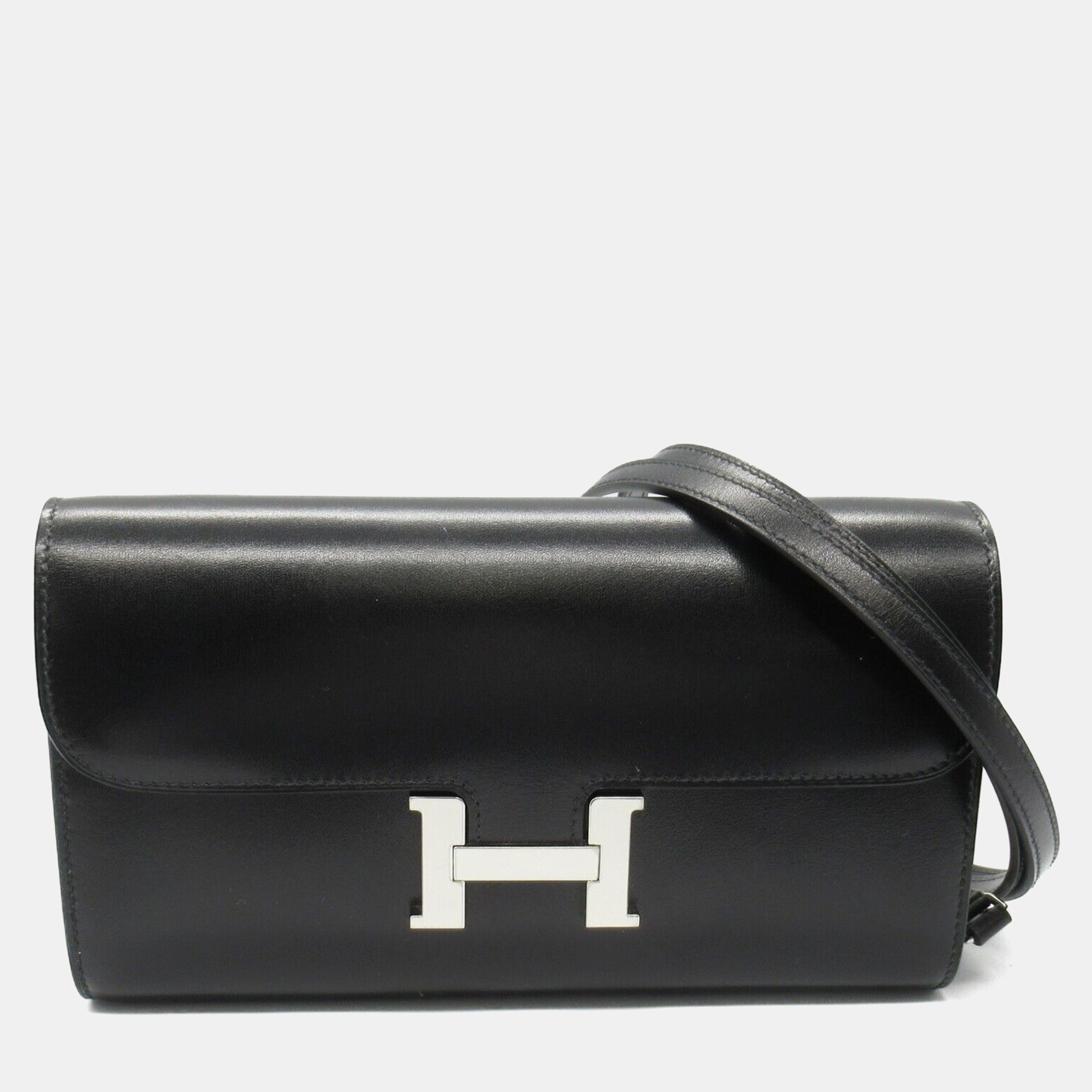 Hermes Constance To Go Shoulder Crossbody Bag Box Calf Leather Black Shw
Hermes Constance To Go Shoulder Crossbody Bag Box Calf Leather Black Shw