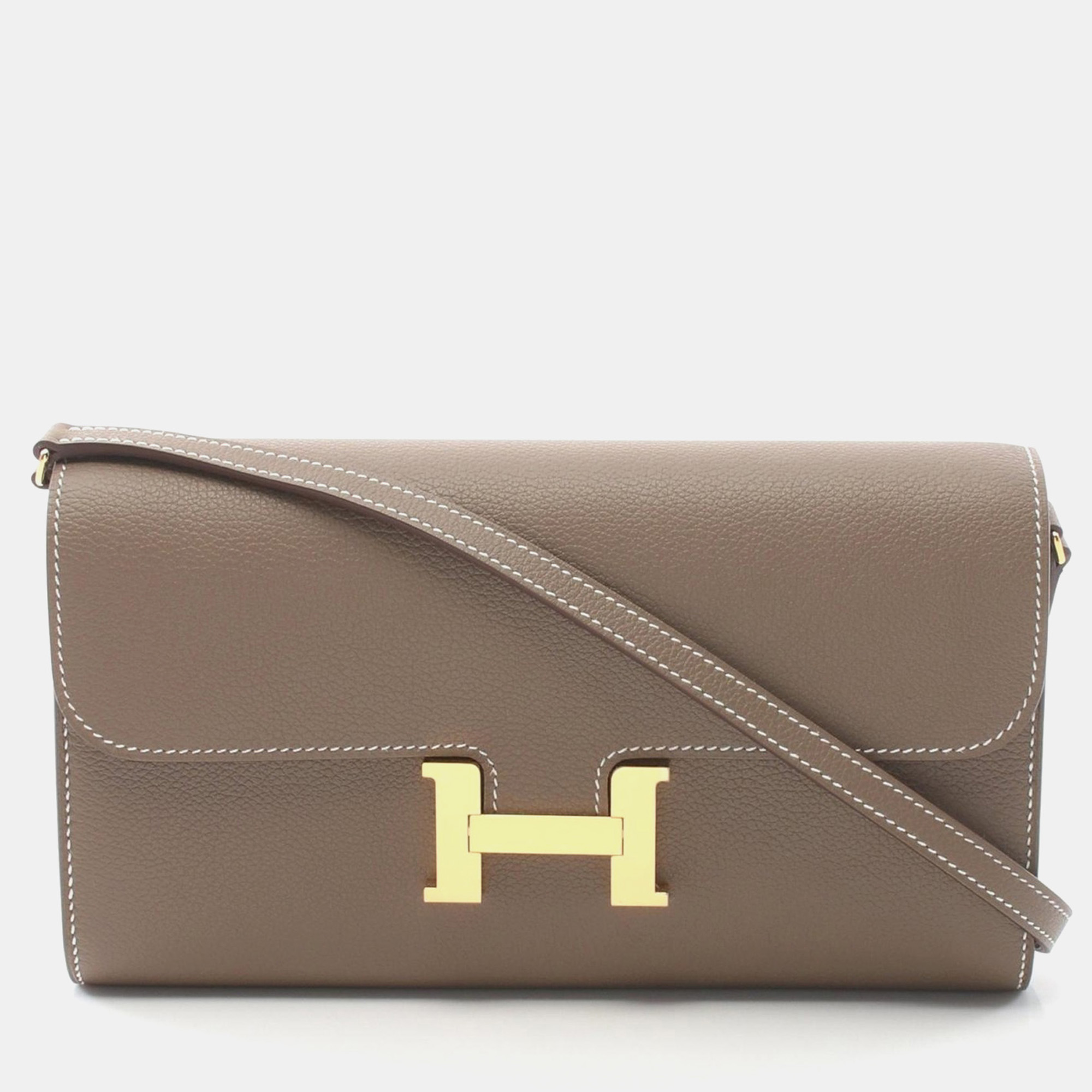 Hermes Constance Long To Go Shoulder Crossbody Bag Evercolor Etoupe Ghw, Brown
Hermes Constance Long To Go Shoulder Crossbody Bag Evercolor Etoupe Ghw, Brown