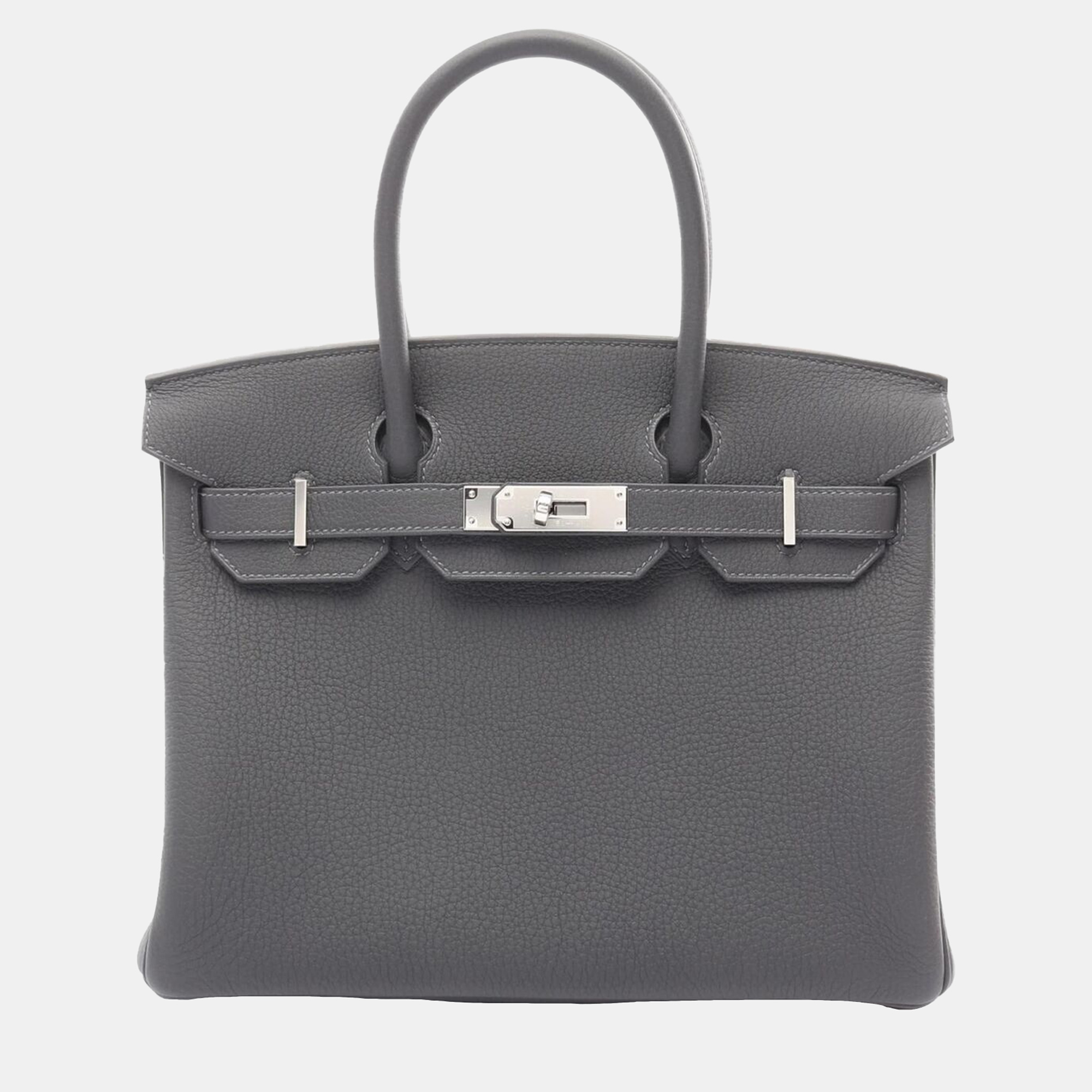 Hermes Gris Misty Togo Leather Palladium Finish Birkin 30, Grey
Hermes Gris Misty Togo Leather Palladium Finish Birkin 30, Grey
